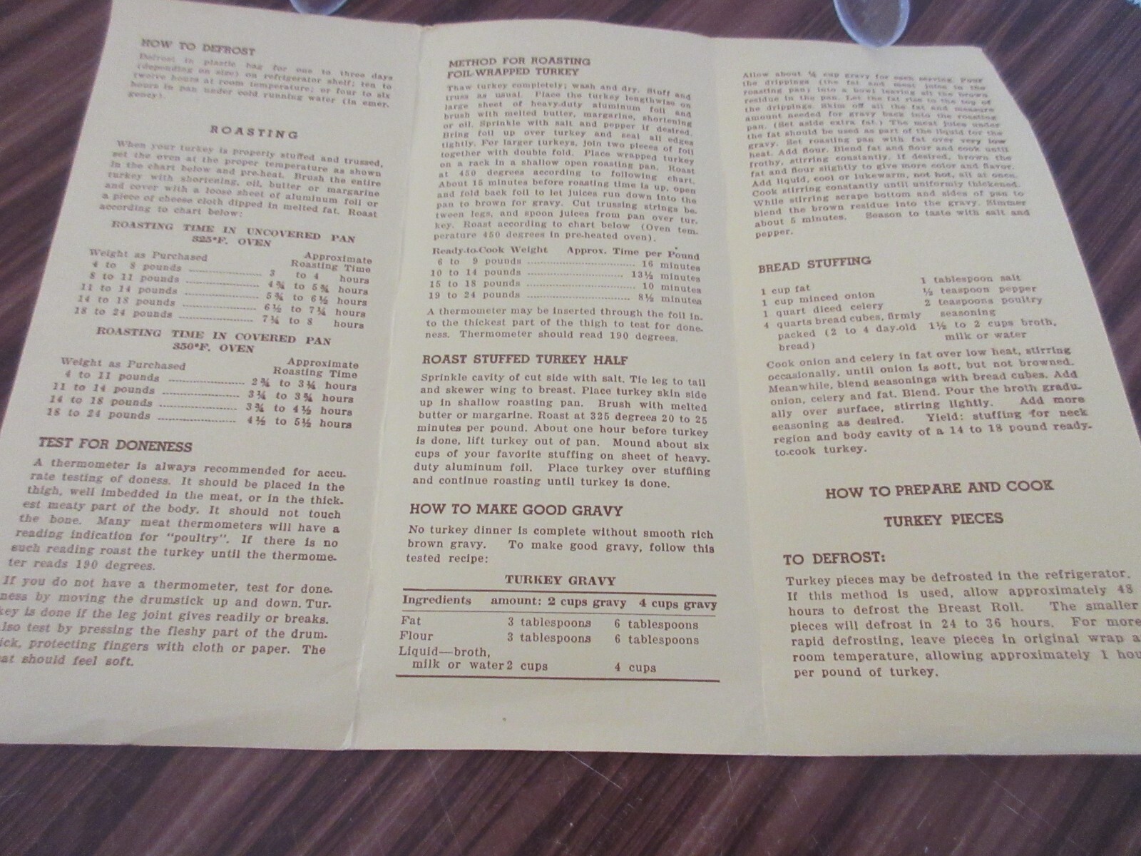 Vtg Thompson Turkey Farm Wichita Kansas KS Brochure Turkey Direct From the Farm