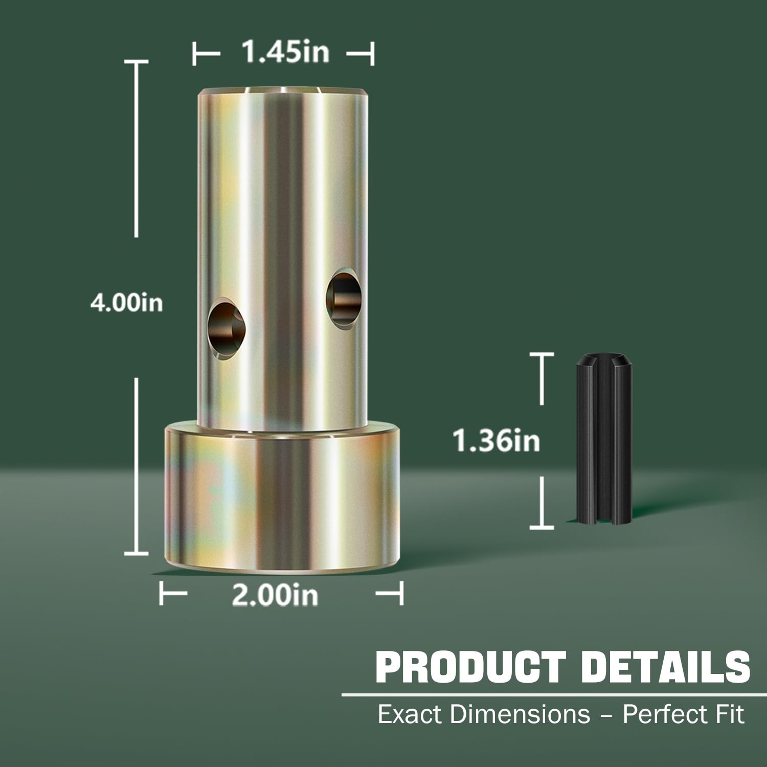 Cat 2 Quick Hitch Bushing Kit Fits 1-1/8&Prime; OD Pins – Complete with 4 Bushings