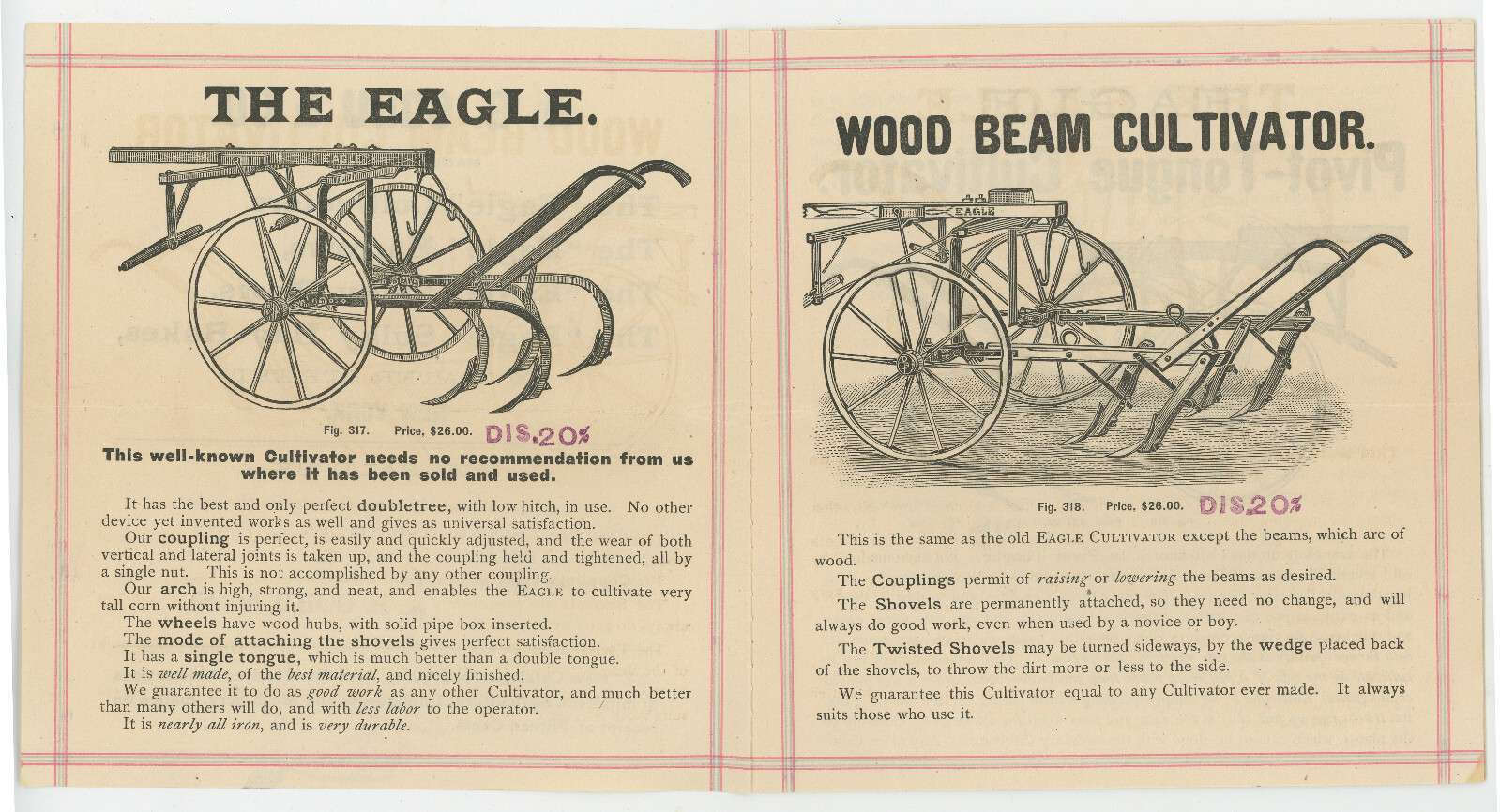 A.B. Cohu & Co. Manufacturers of Agricultural Implements Pamphlet Brochure