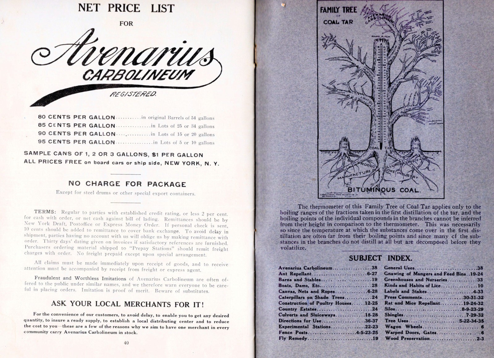 1910 Carbolineum Wood Preservation Bulletin 33 Farm and Home Issues Booklet