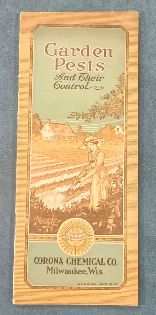 Garden Pests Control Corona Chemical Co. Sprayer Chemical Catalog 1917