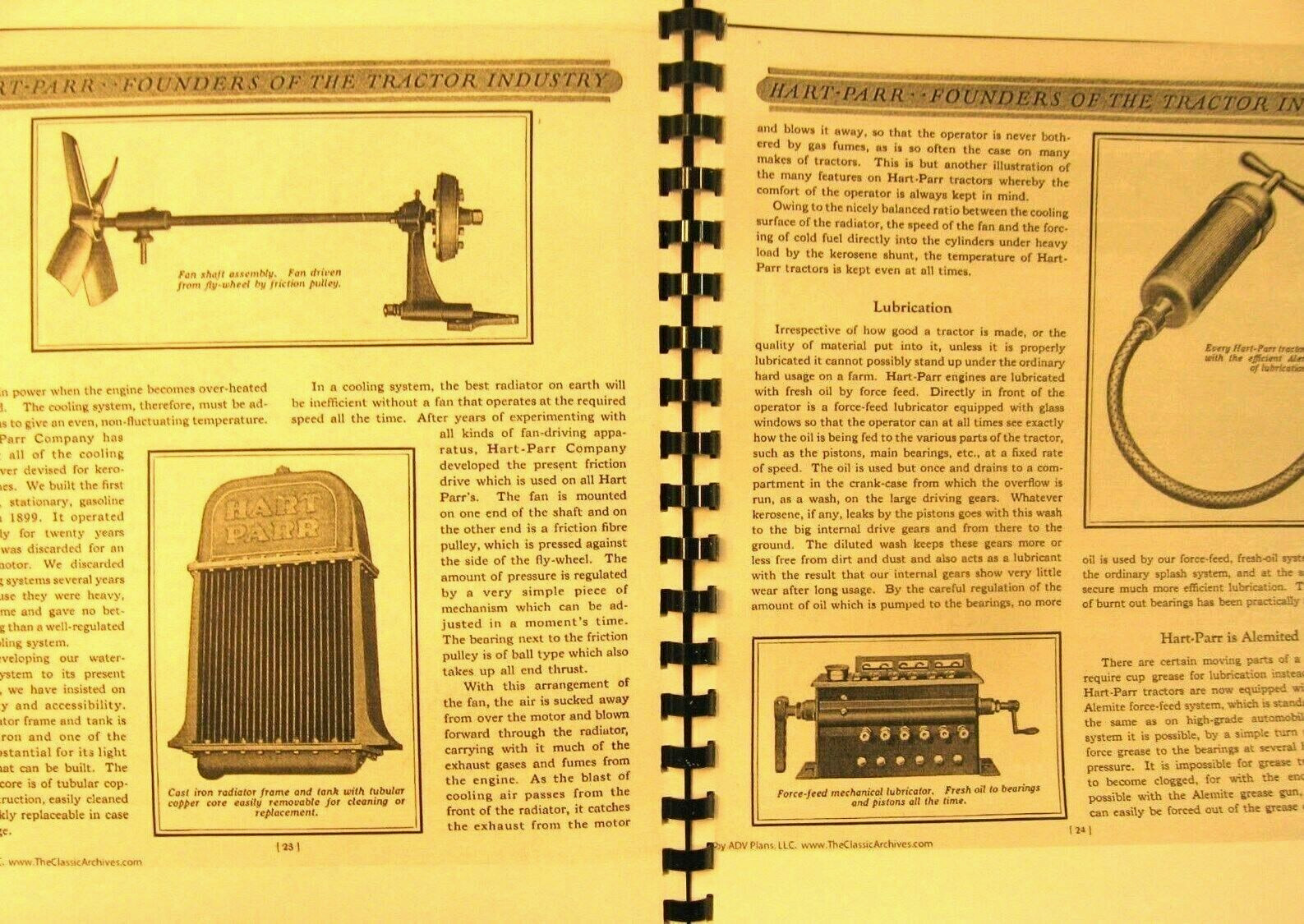 1925 Hart-Parr Sales Manual All of the New Models as well as the old