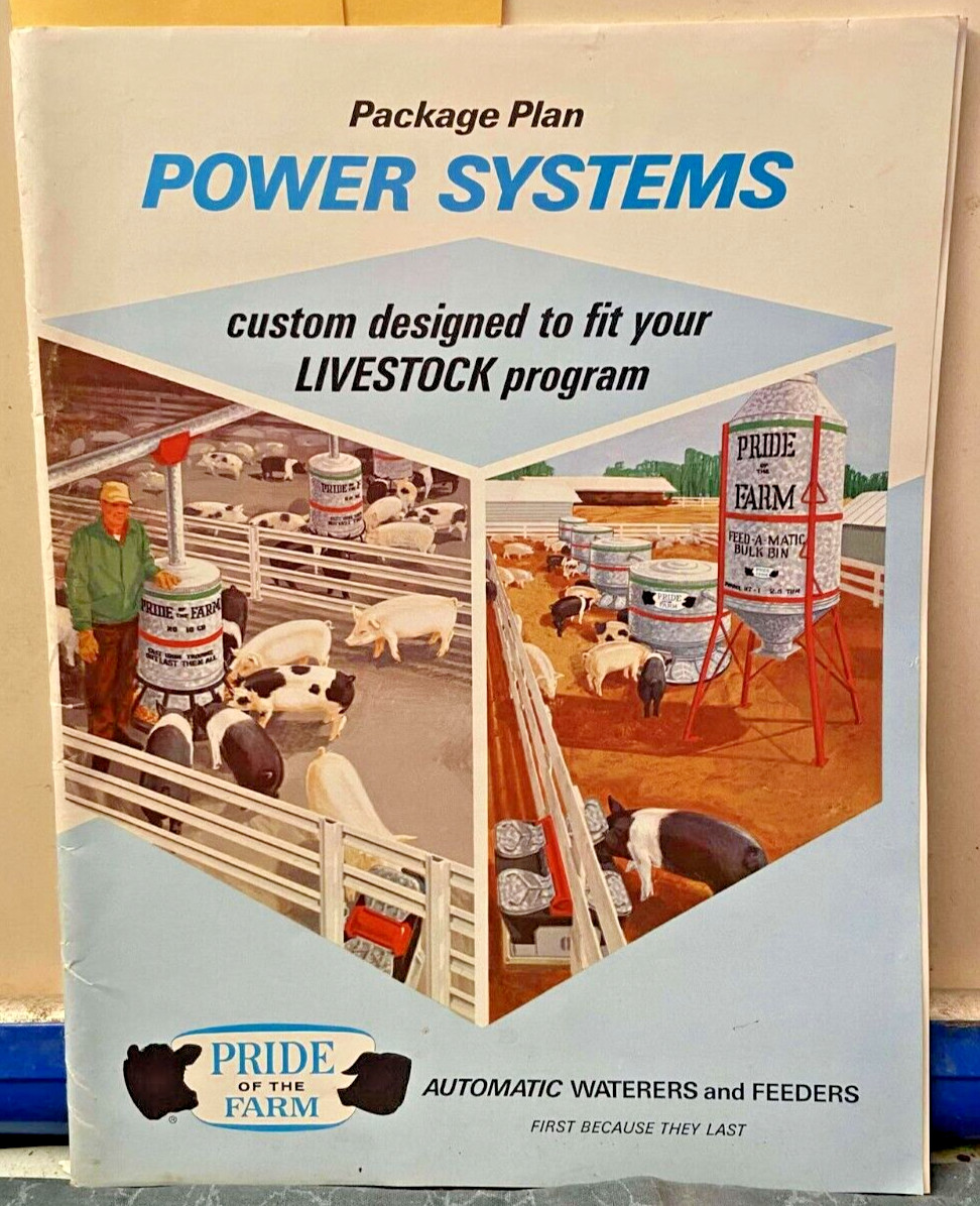 Pride Of The Farm Package Plan Livestock Feeding Power Systems Catalog Near Mint