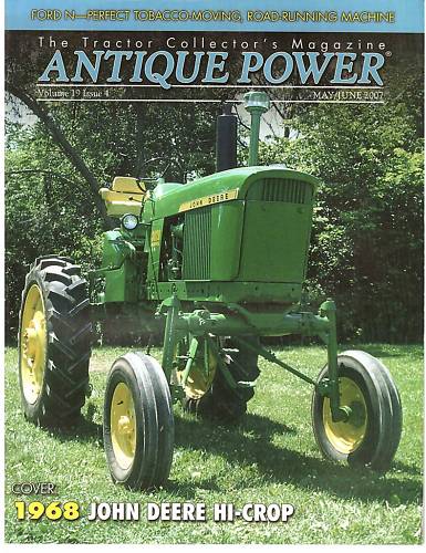 John Deere 3020 high crop tractor, Avery & Silver King Tractors