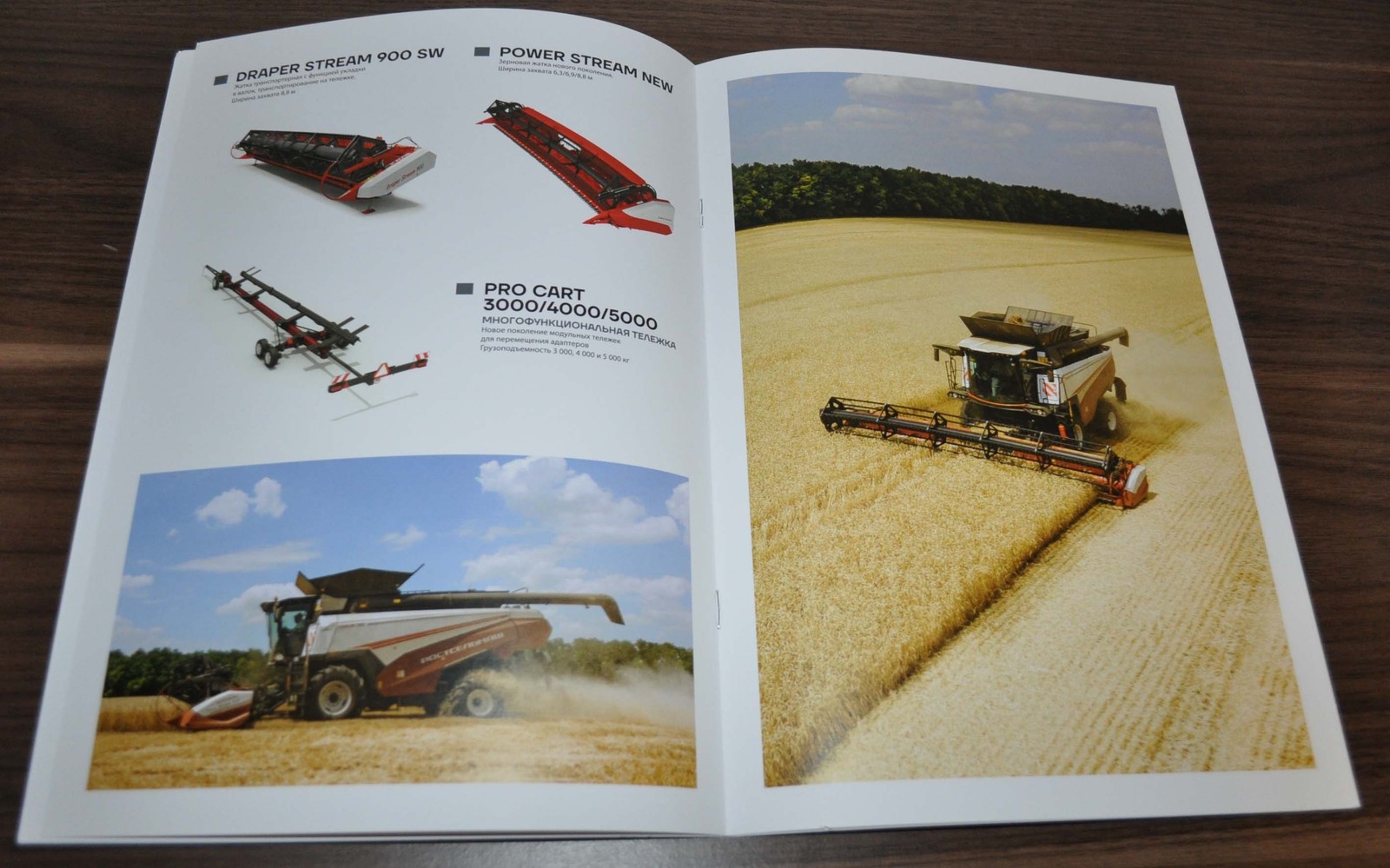Rostselmash 785 Torum Series Combine Harvester Agriculture Russian Brochure