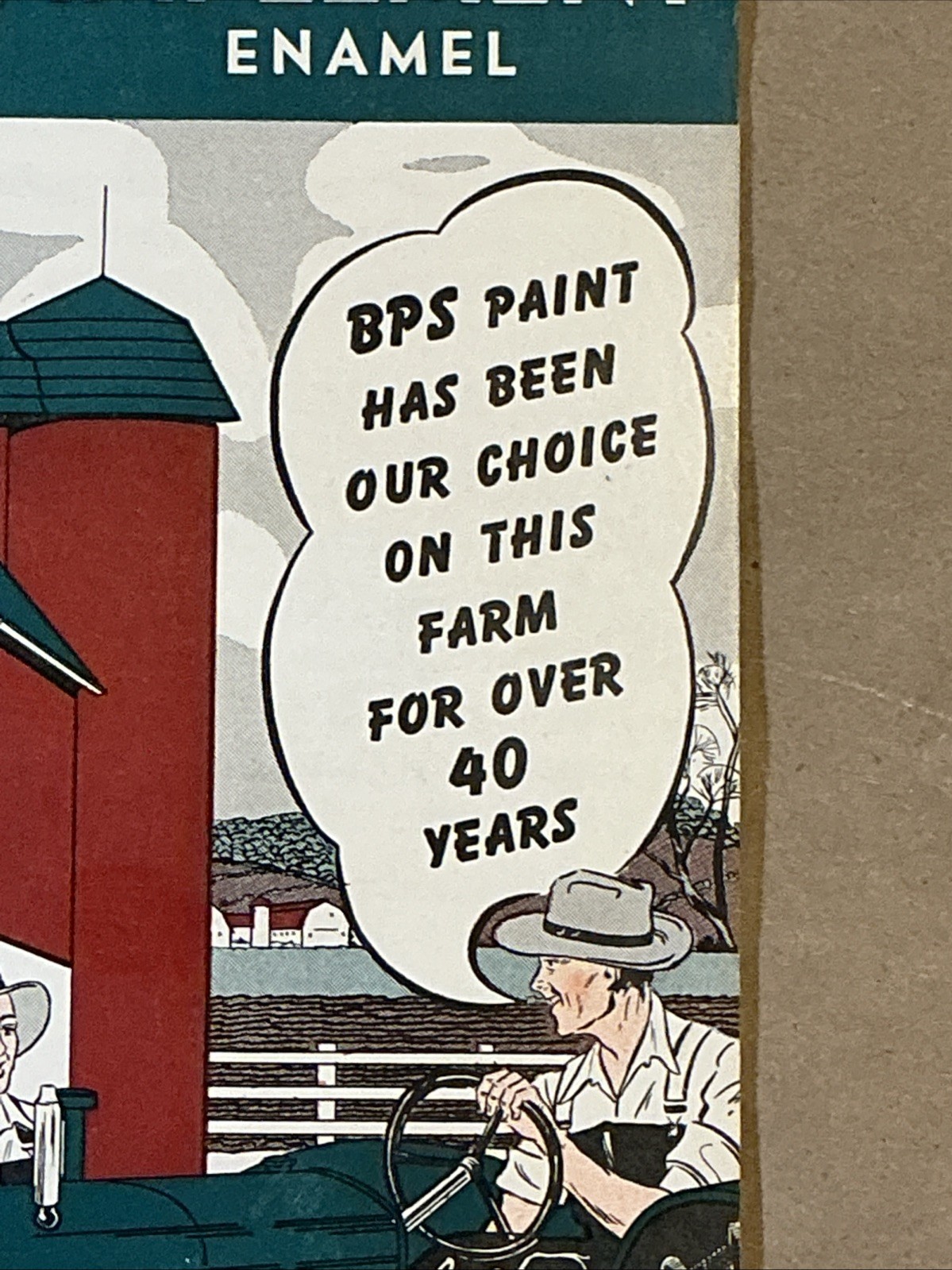 Vintage 1950 Tractor Colors BPS Paint Brochure INV-AD14