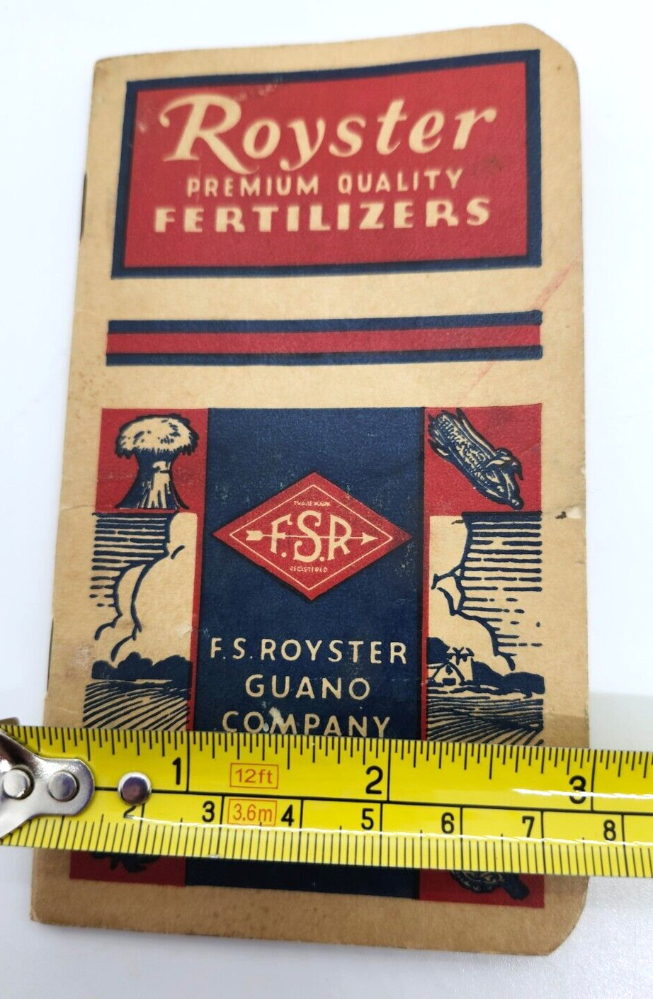 Royster Premium Quality Fertilizers VTG 1944 Notebook Advertising Note Pad