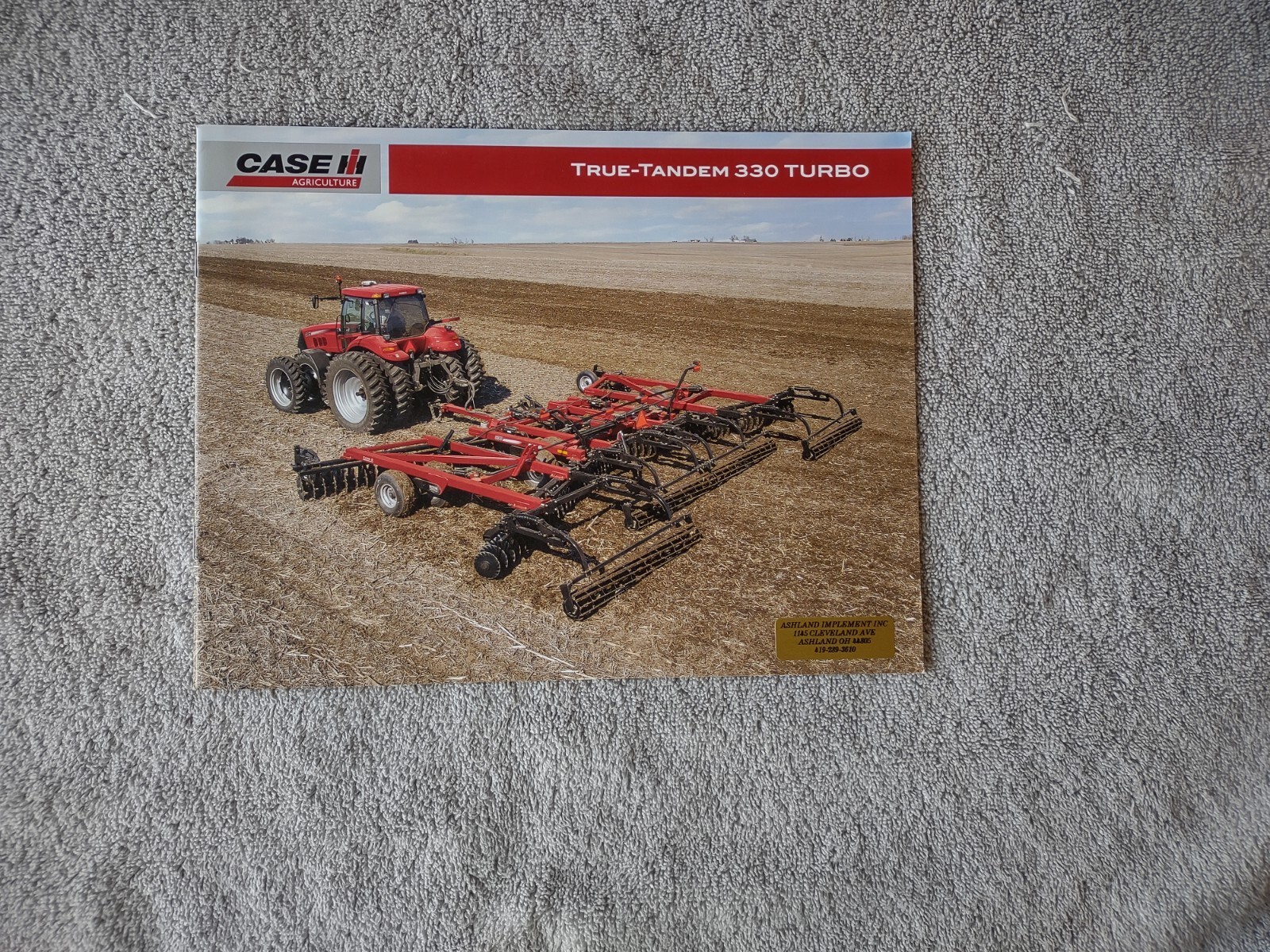 Case IH P/T Crumbler True-Tandem 330 Turbo Sales Brochures. Lot Of 12. 2004,2008