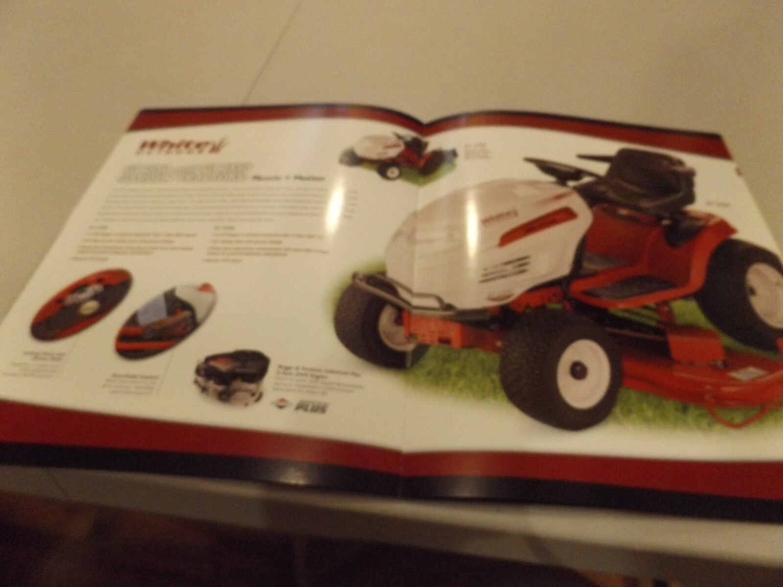 WHITE OUTDOOR LAWN AND GARDEN TRACTORS, LIT. # 773-1112 10/00
