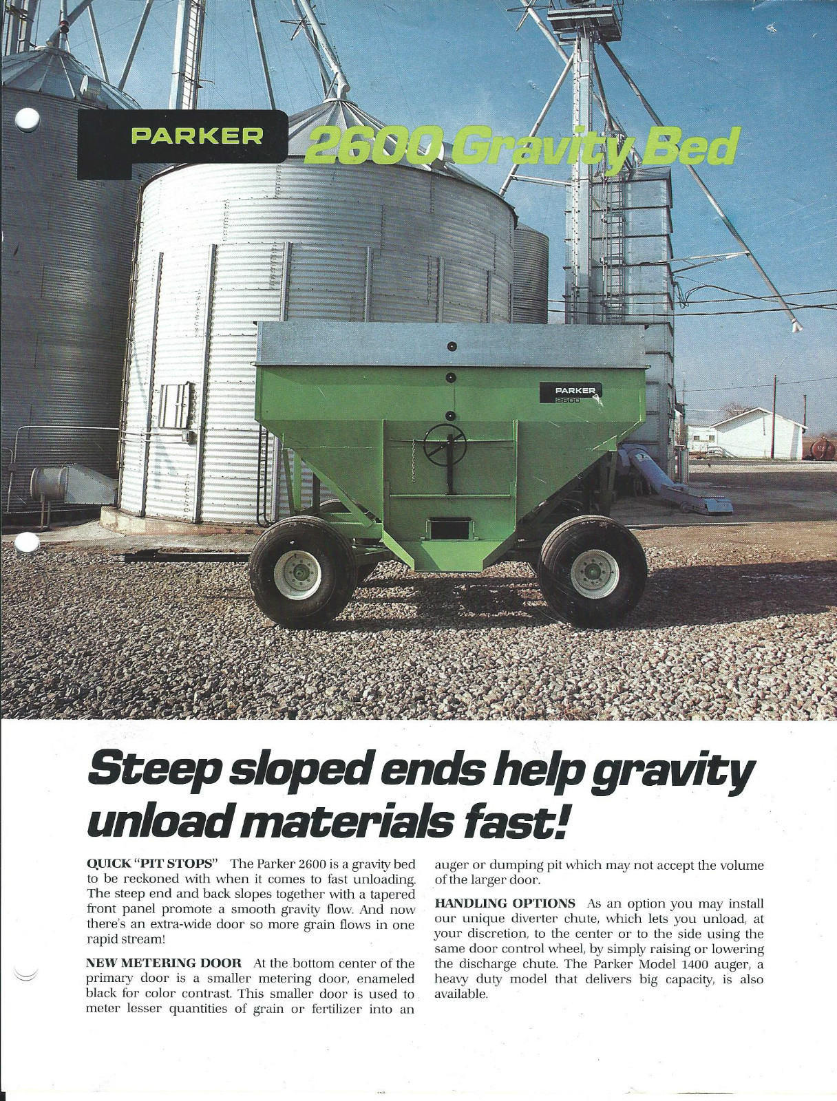 Farm Equipment Brochure – Parker – 2600 – Gravity Bed – Cart (F4282)