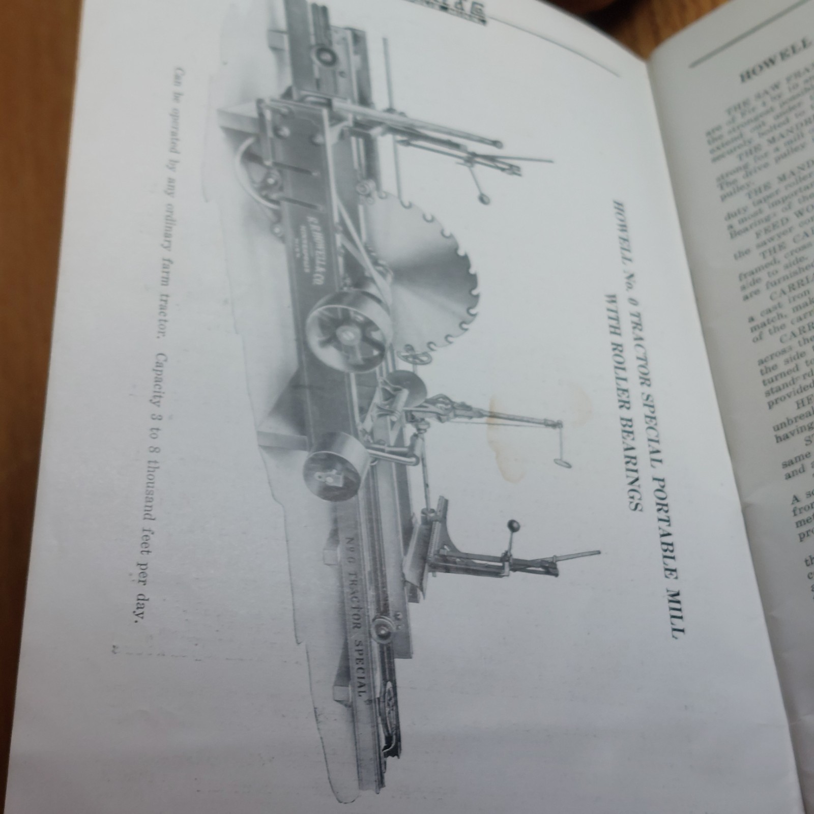 R R Howell & Co Saw Mill Machinery Thresher Power Farming Catalog Antique