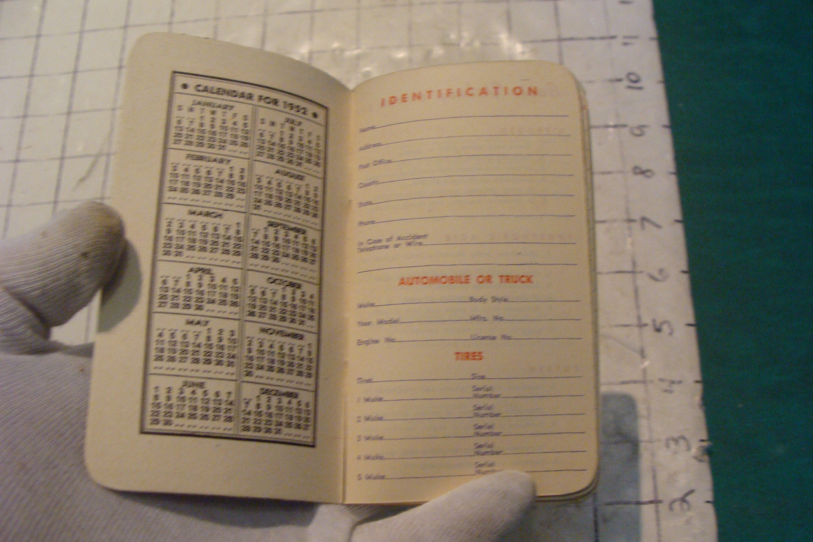 vintage booklet: unused 1952 INTERNATIONAL FERTILIZERS Notebook