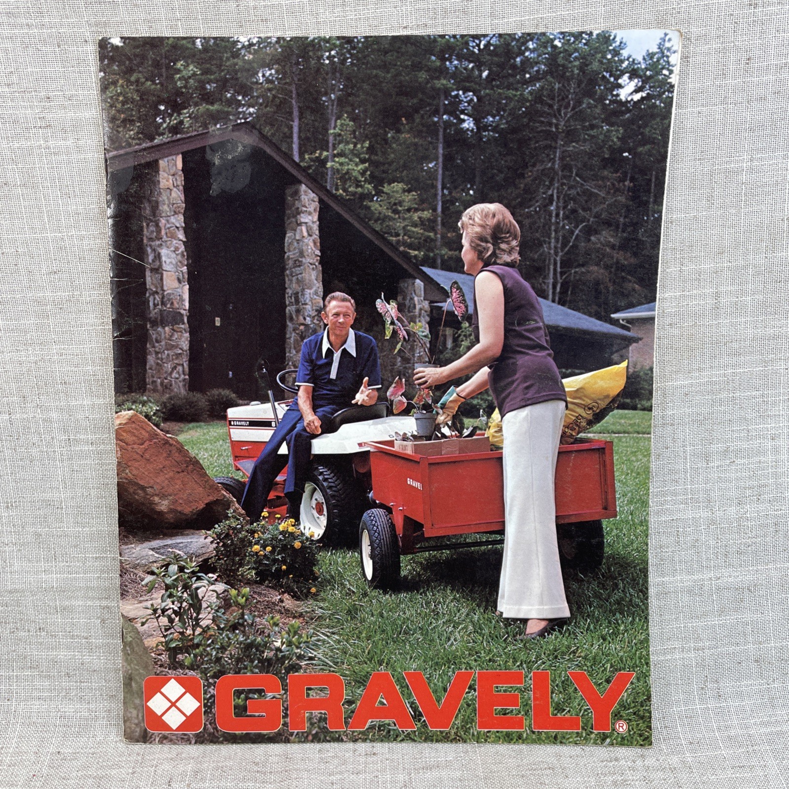 Gravely Garden Tractor Sales Catalog Brochure Vintage 1975 Lawn Equipment