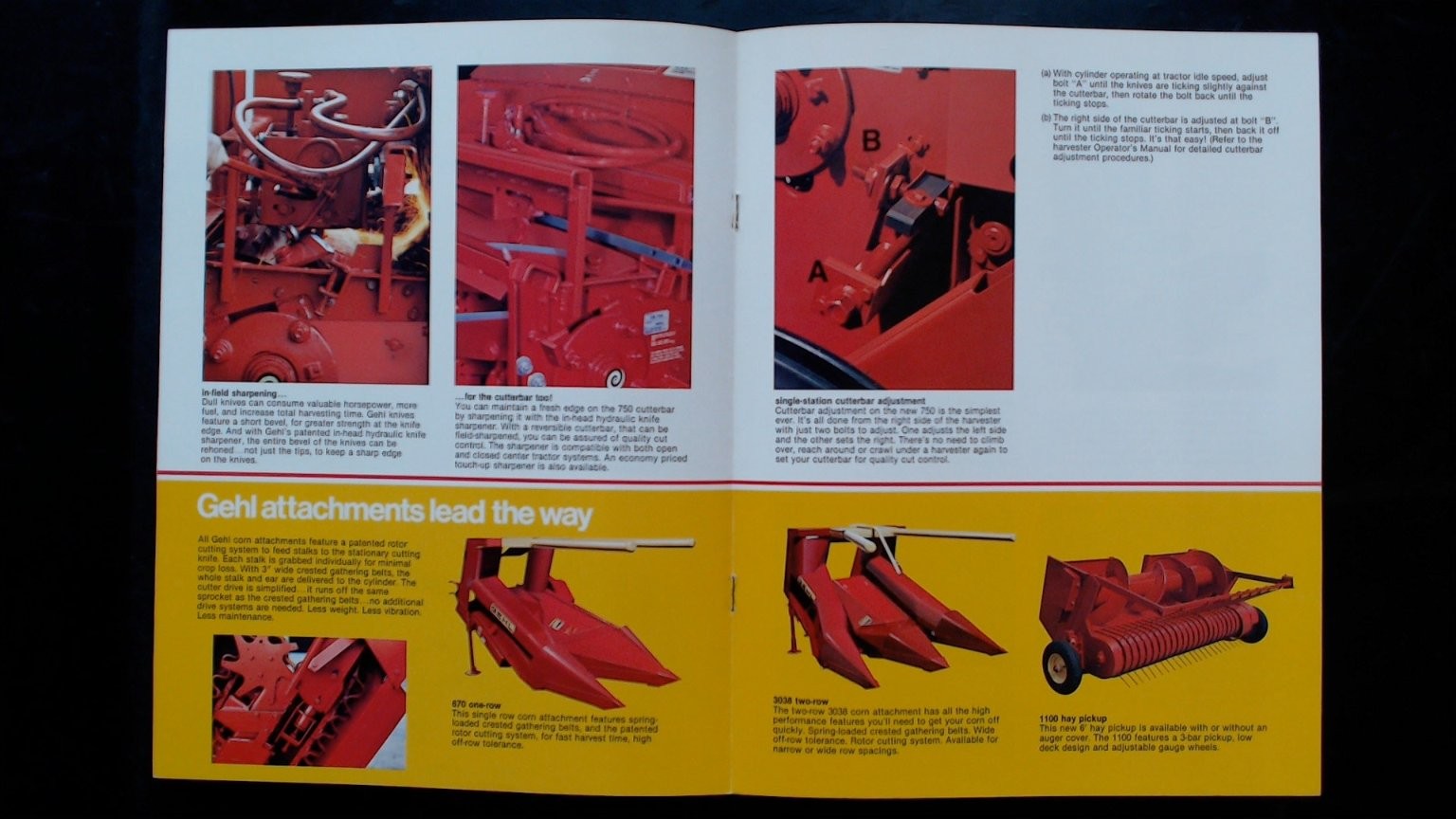 GEHL Forage Harvester 750 Brochure Vintage Agricultural Equipment