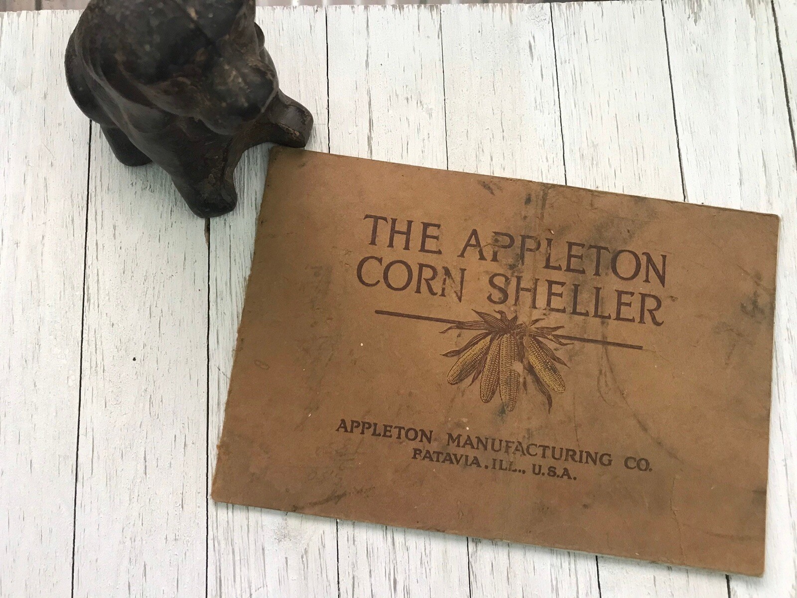 Early 1900&rsquo;s Appleton Corn Sheller Catalog New Hero 2-Hole Sheller