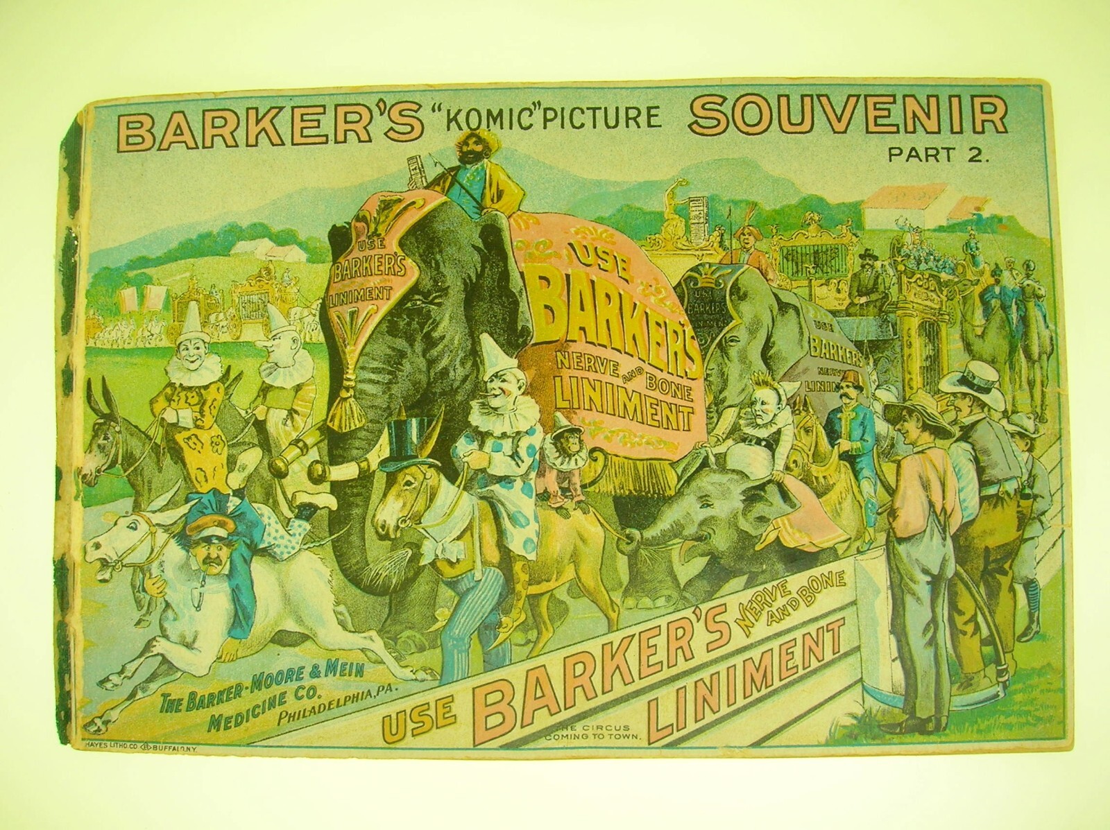 C. 1900 BARKER&rsquo;S KOMIC PICTURE SOUVENIR PART 1,2,3 AND 4 – BLACK AMERICAN – B/O
