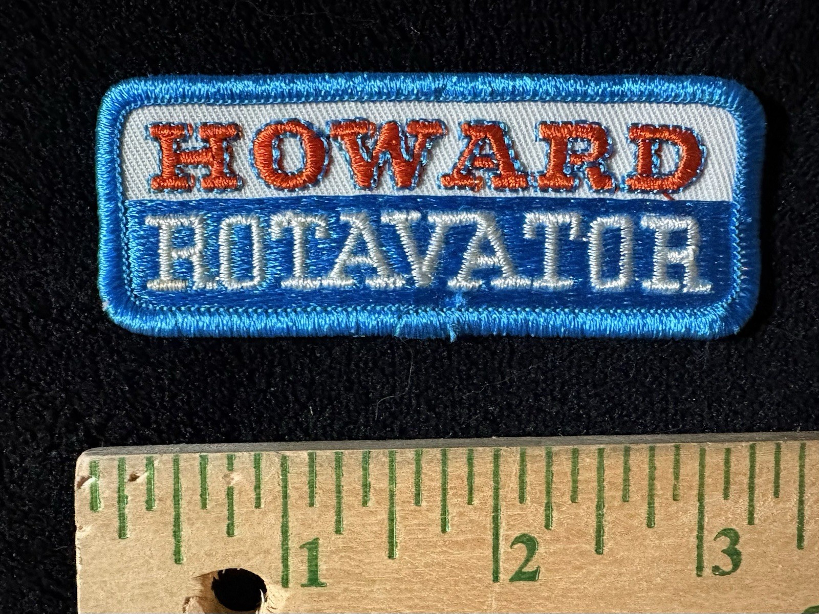 3 VINTAGE HOWARD ROTAVATOR PATCHES / EMBLEMS LOT – UNUSED NOS!