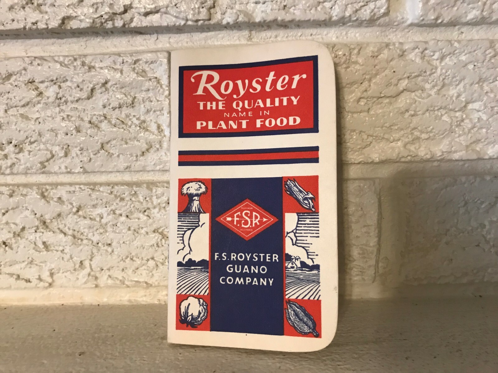 Royster Plant food Advertising FArmers Reference Notebook Circa 1959 NOS
