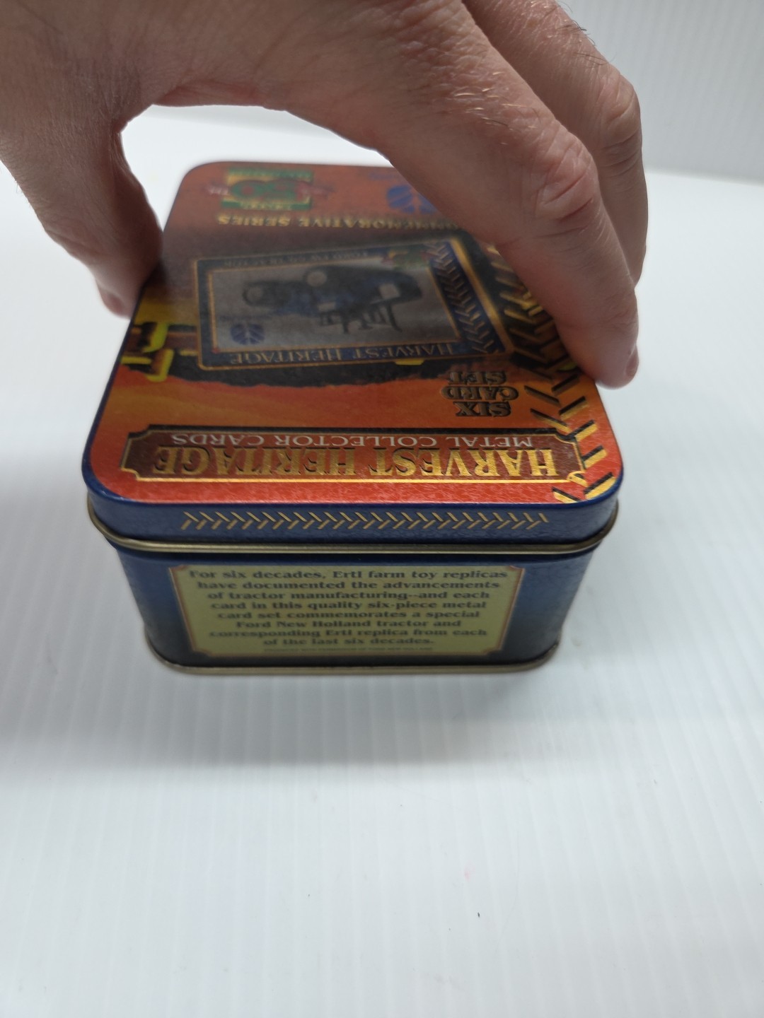 1995, ERTL 50th Ann., Harvest Heritage 6 Collector Cards