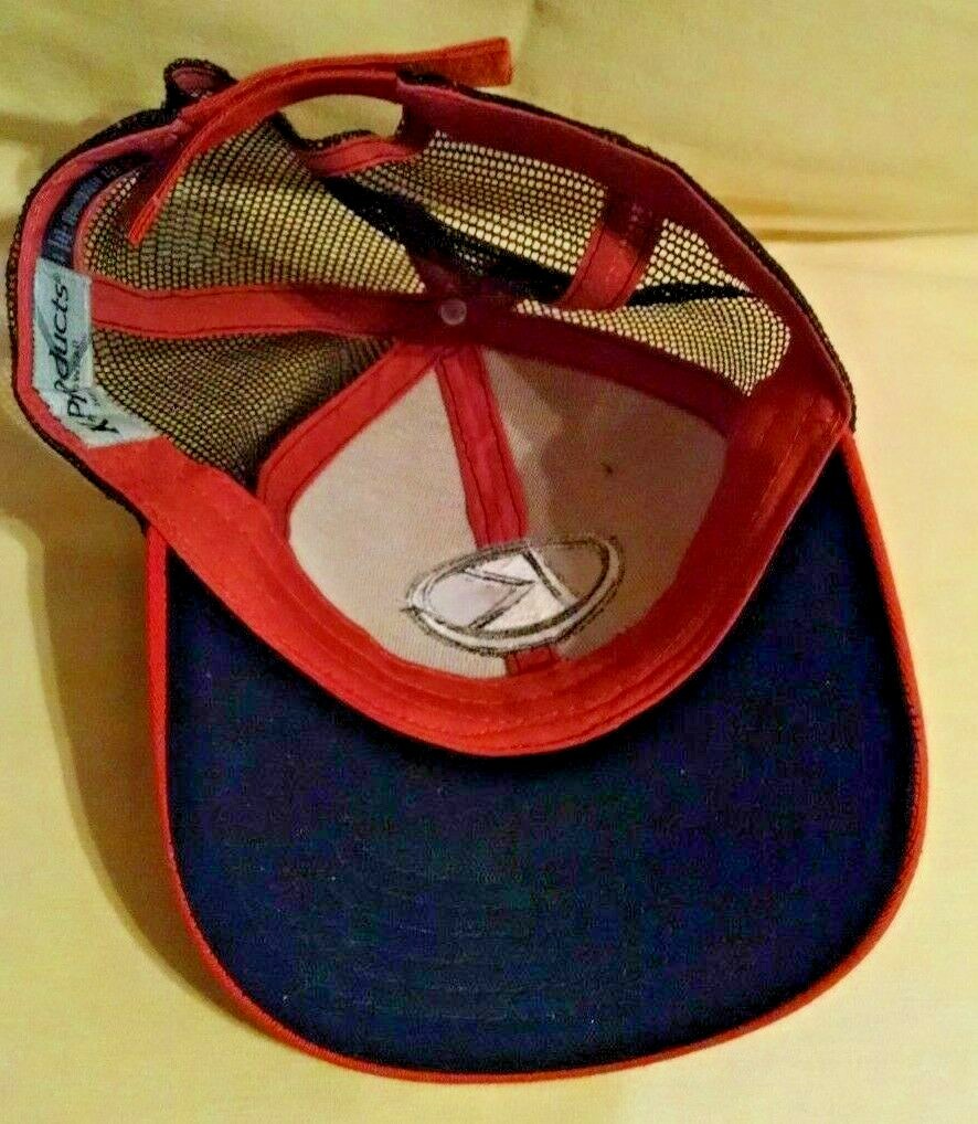 KUBOTA HAT BASEBALL CAP ORANGE BLACK NWOT MESH ADJ K PRODUCTS COMCAP ONE SIZE.