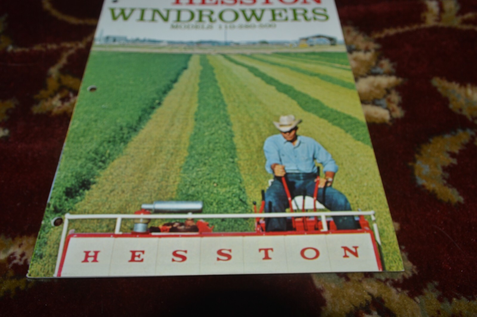 Hesston 110 280 500 Windrower Brochure FCCA