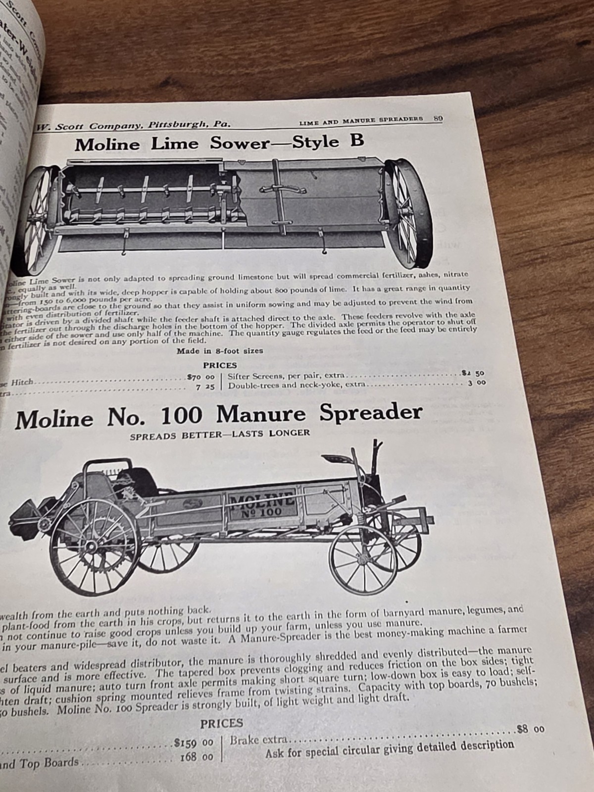 1926 Scott Co Catalog Farm Machinery Tools Plows Seeds Flowers Washer