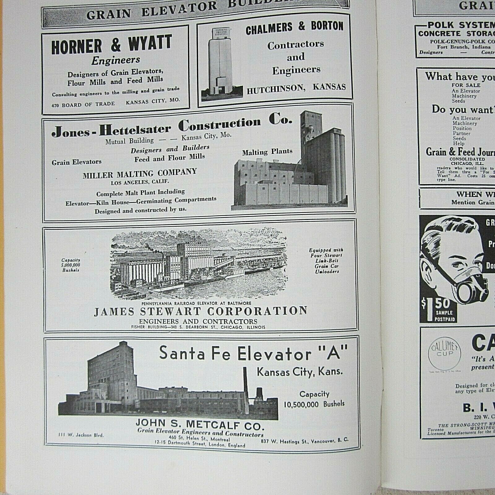 Grain & Feed Farm Journals Magazine 1941 Farm Agriculture Nice Advertising
