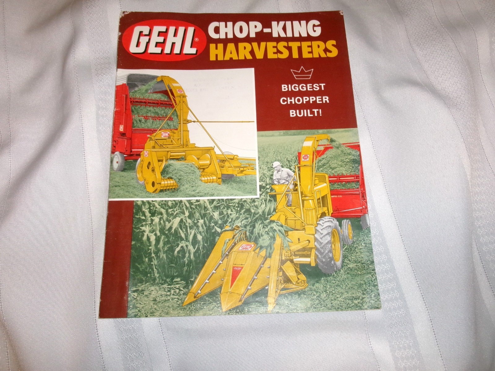 Vintage Gehl 188 Chop-King Harvester Sales Brochure 1960s. L@@K!!