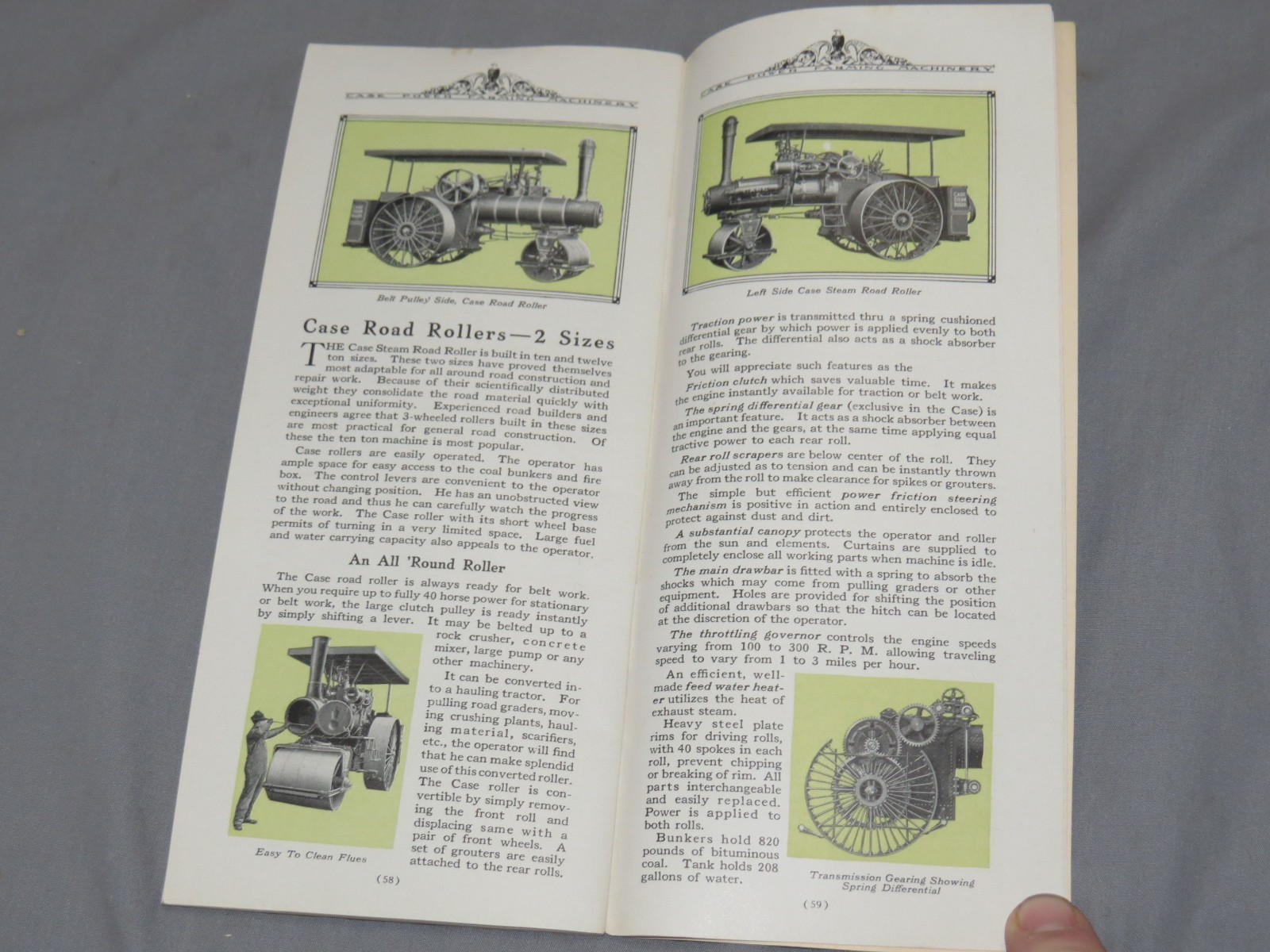 Vintage 1920&rsquo;s JI CASE Power Farming Machinery Tractor Full Line Catalog NICE!