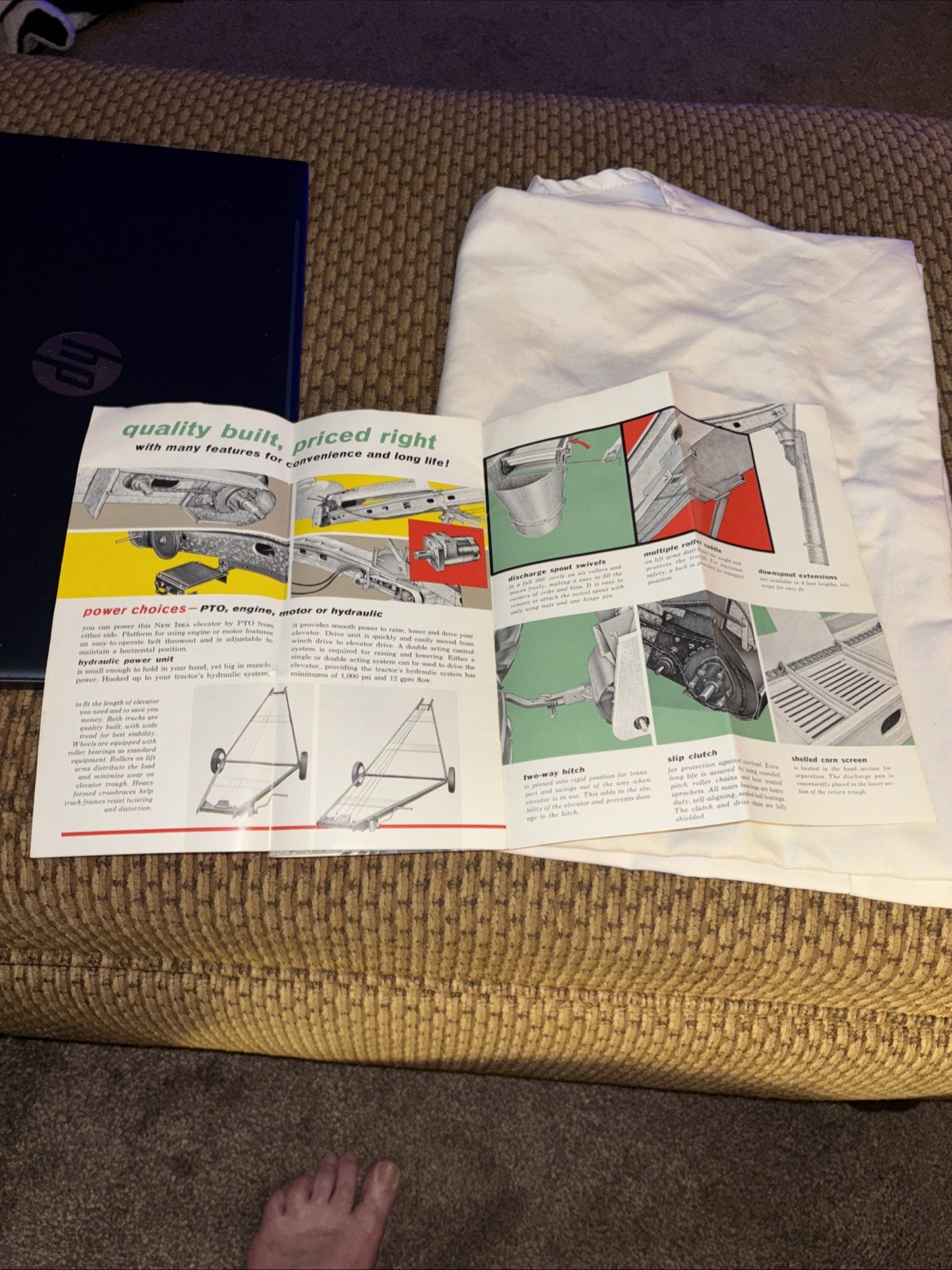 New Idea Multi Purpose Elevator Dealer&rsquo;s Brochure Farm Equipment AVCO