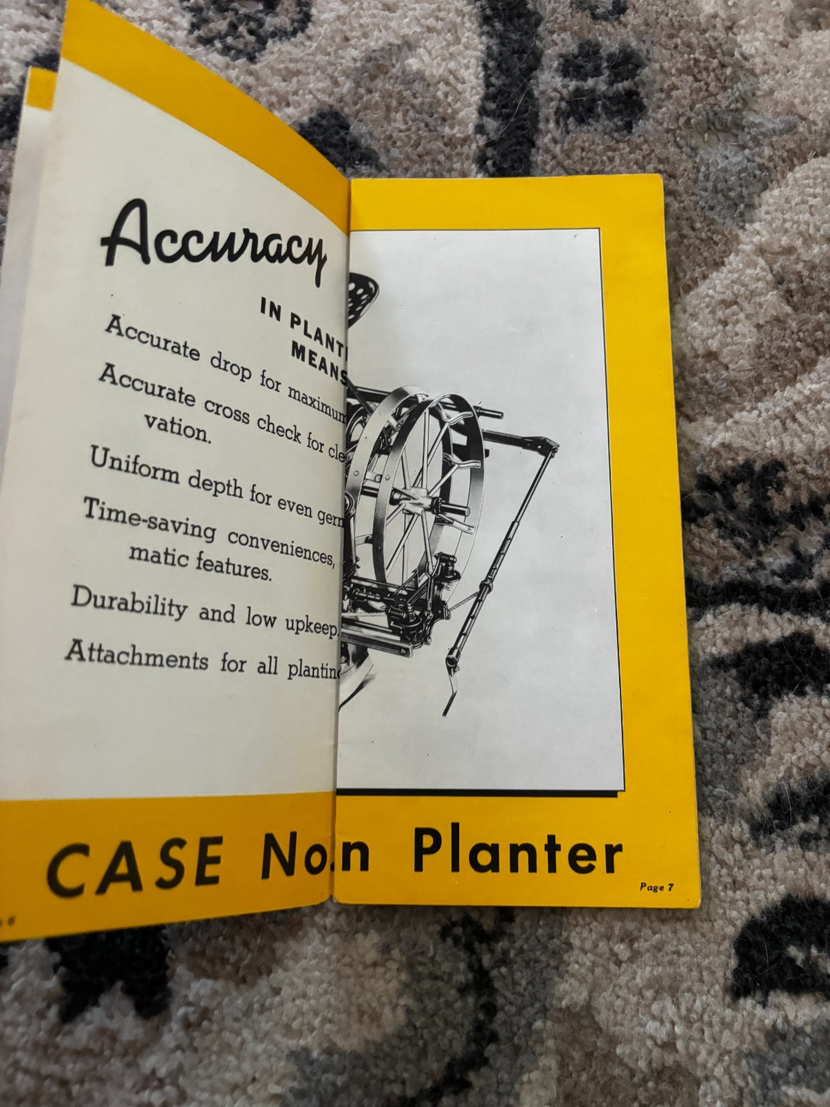 Case Tractor No. 40 Corn Planter For 1939 Brochure DCPA26