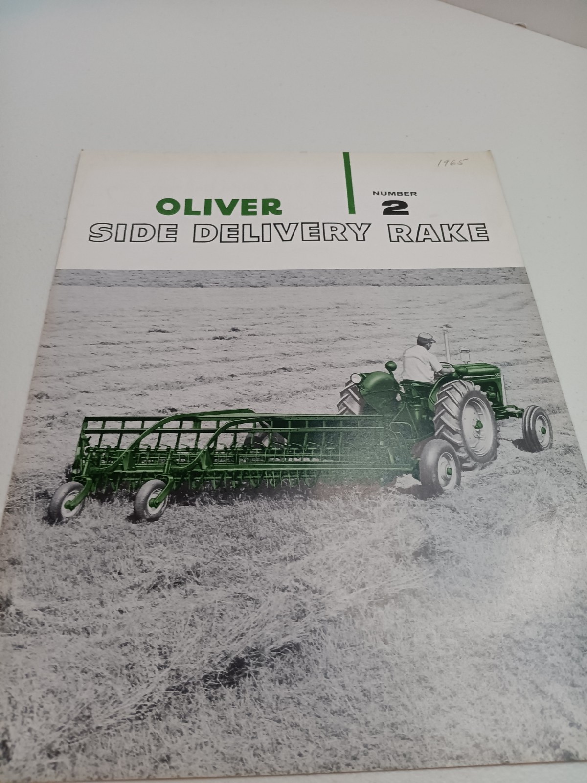 Oliver Model 2 Side Delivery Rake Tractor Dealers Sales Brochure 1965