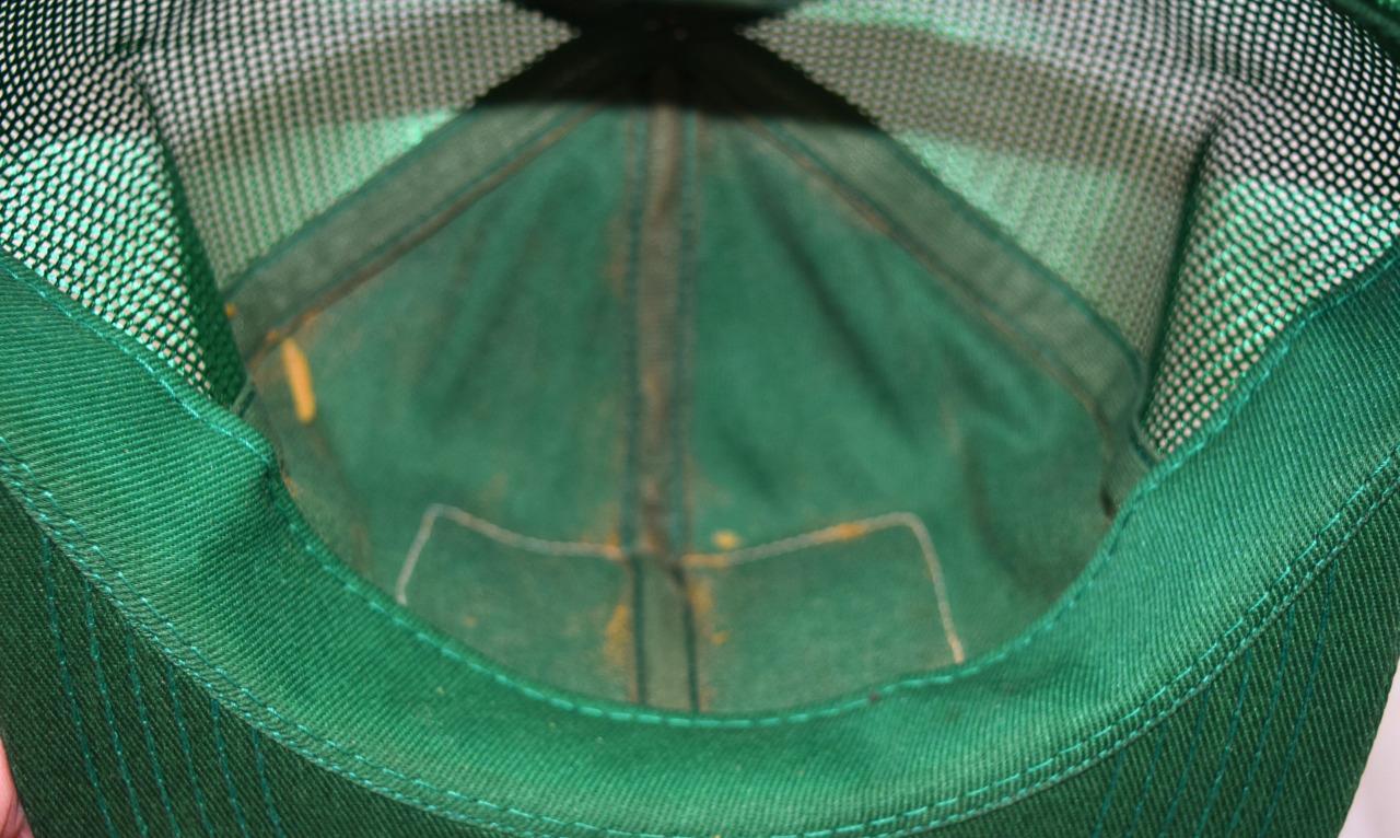 Vintage AM Agriculture Green Mesh Snapback Trucker Hat