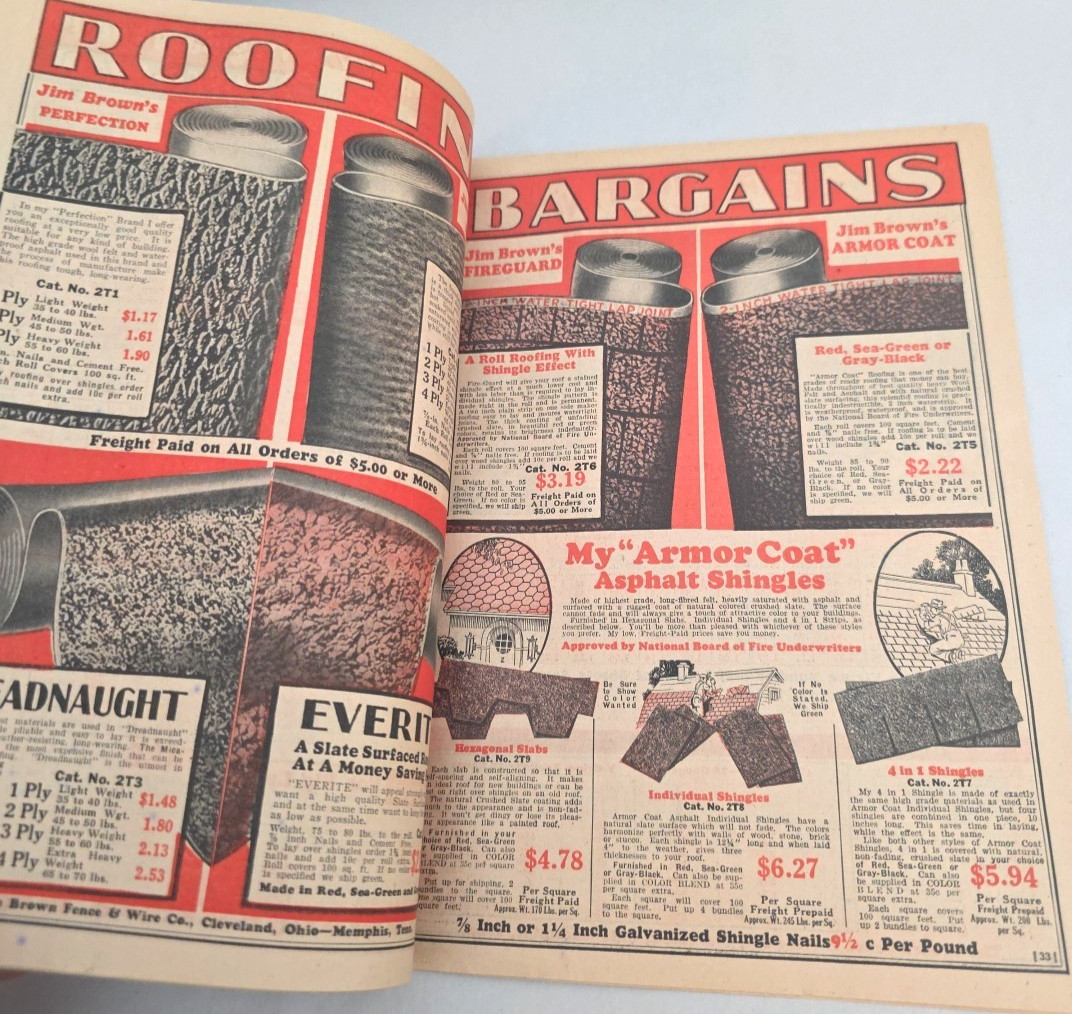 JIM BROWN&rsquo;S FARM HOME & GARDEN ADVERTISING SALES CATALOG SUMMER &FALL 1931
