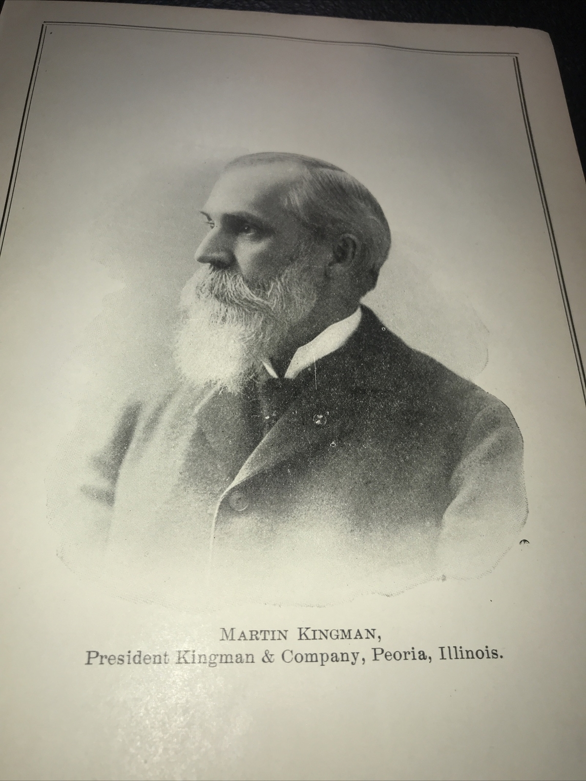 ORIGINAL 1905 Martin Kingman & Co. – Farm Advertising – Peoria – Illinois