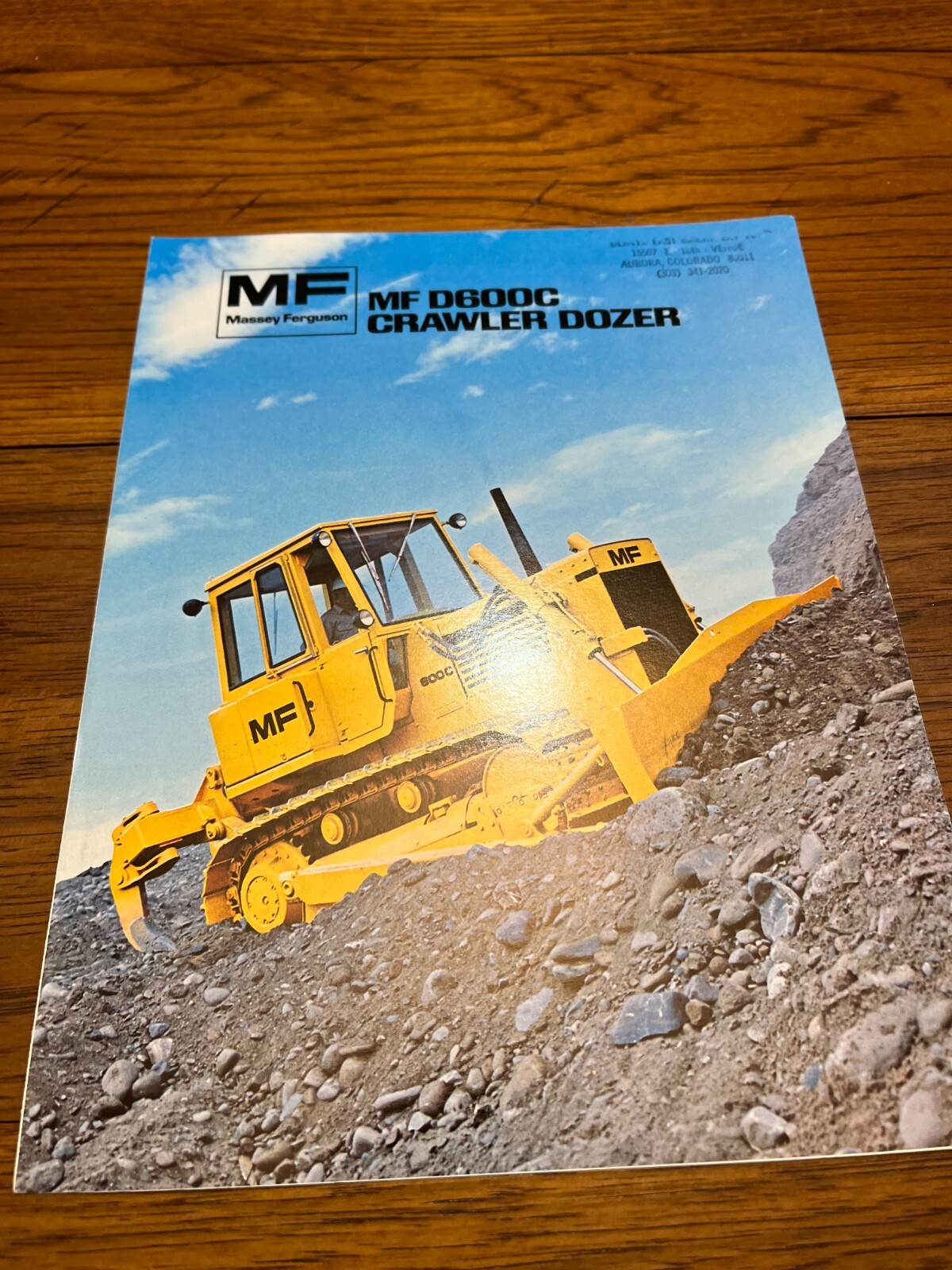 Massey Ferguson D600C Crawler Dozer Brochure FCCA