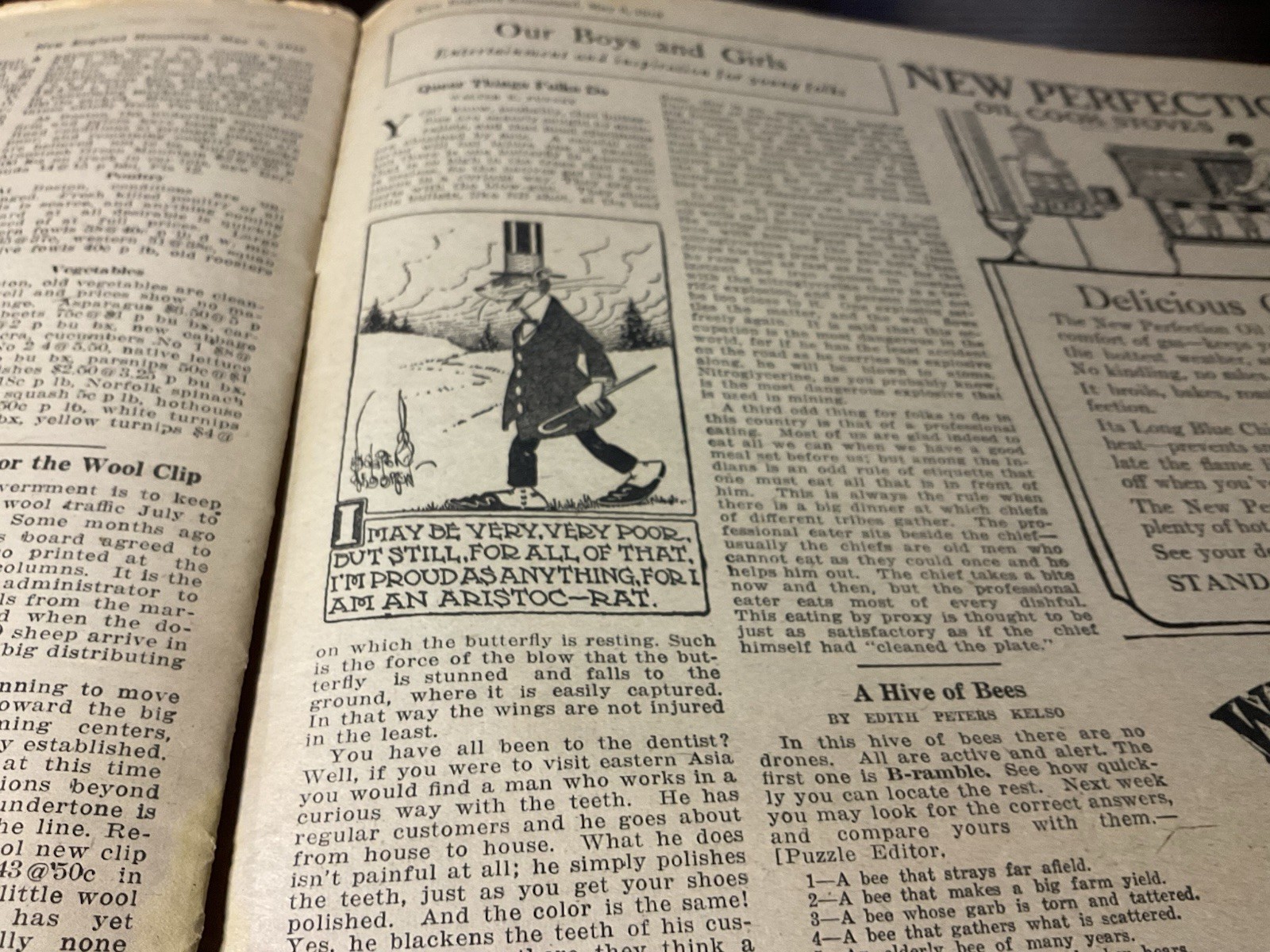 1919 New England Homestead Newspaper Farm Ads, Mass. Farms, Grow Peaches