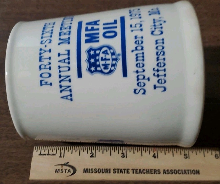 Vintage MFA Oil 46th Annual Meeting 1975 Jefferson City MO Stein Mug