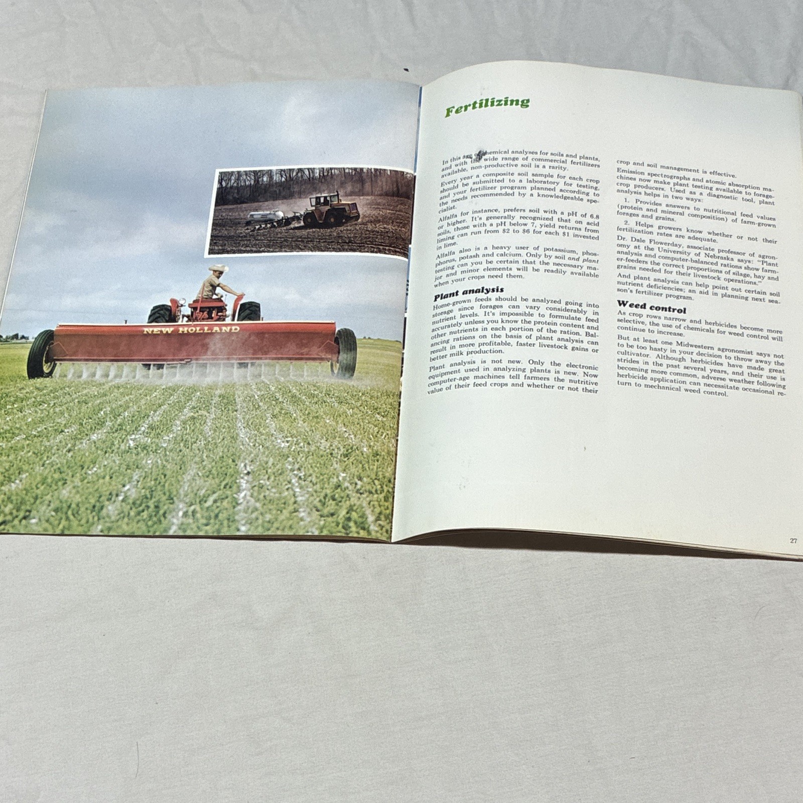 Lot of 4, A.O. Smith Harvestore System Haylage Agriculture Advertising Brochures