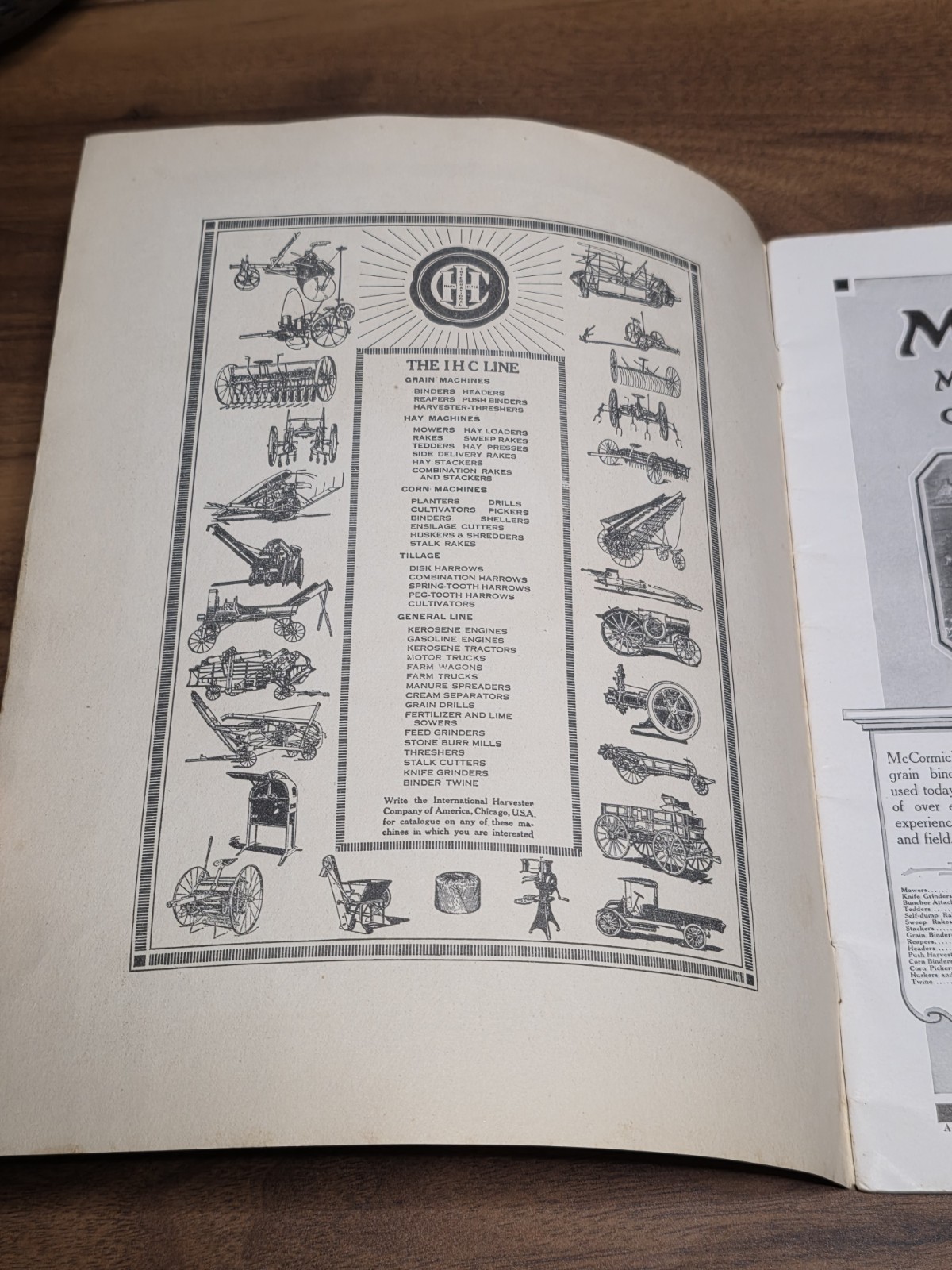Early 1900s McCormick Tractor Catalog Brochure A-10-G Very Nice!!