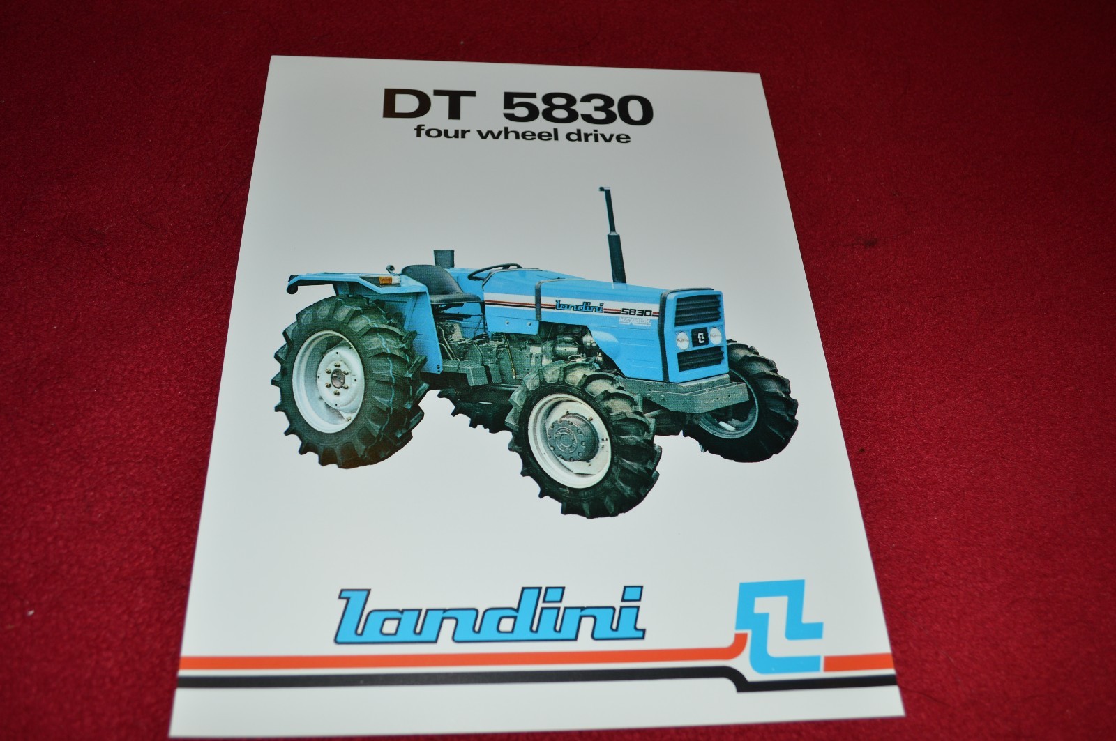 Landini DT 5830 Tractor Dealer&rsquo;s Brochure L-2/1183/10-1 LCOH