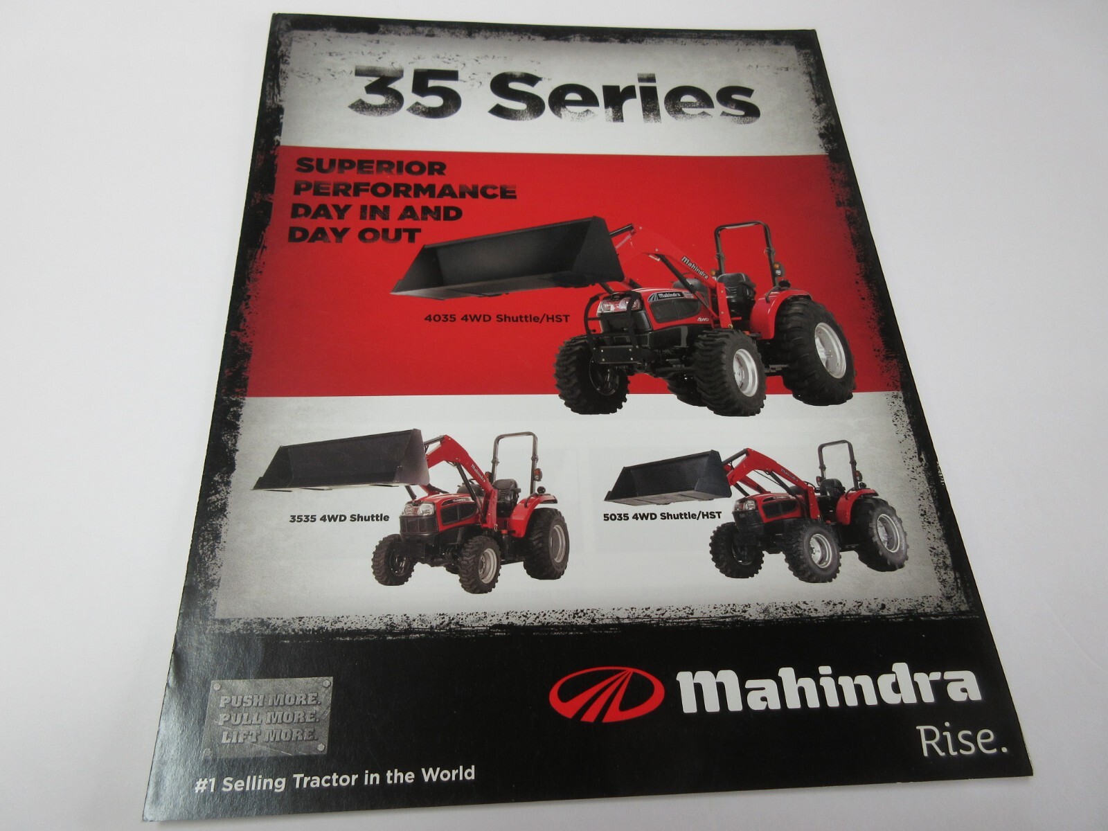 Mahindra 35 Series Tractor Brochure 6 Page