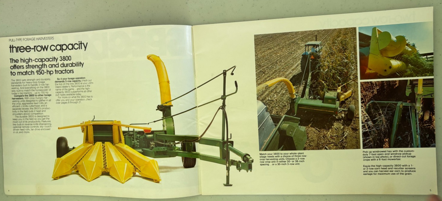 John Deere Forage Equipment for 1977 Brochure DCPA26