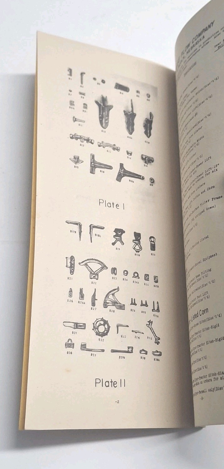 Chase General Repair List Plow Company Lincoln Nebraska Farm Booklet 1945