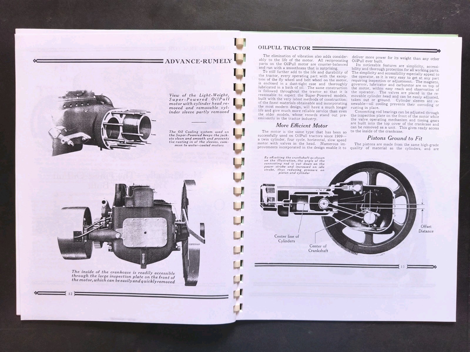 Rumley Oil Pull Tractor Dealer Brochure Owners Manual Print Advertising Reprint