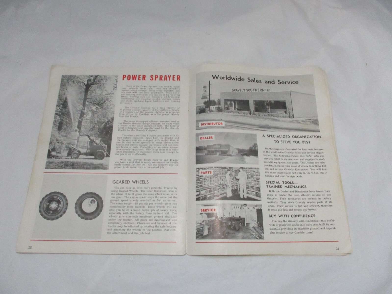 1953 Gravely Power Equipment Catalog Lawn Garden Farm Equipment