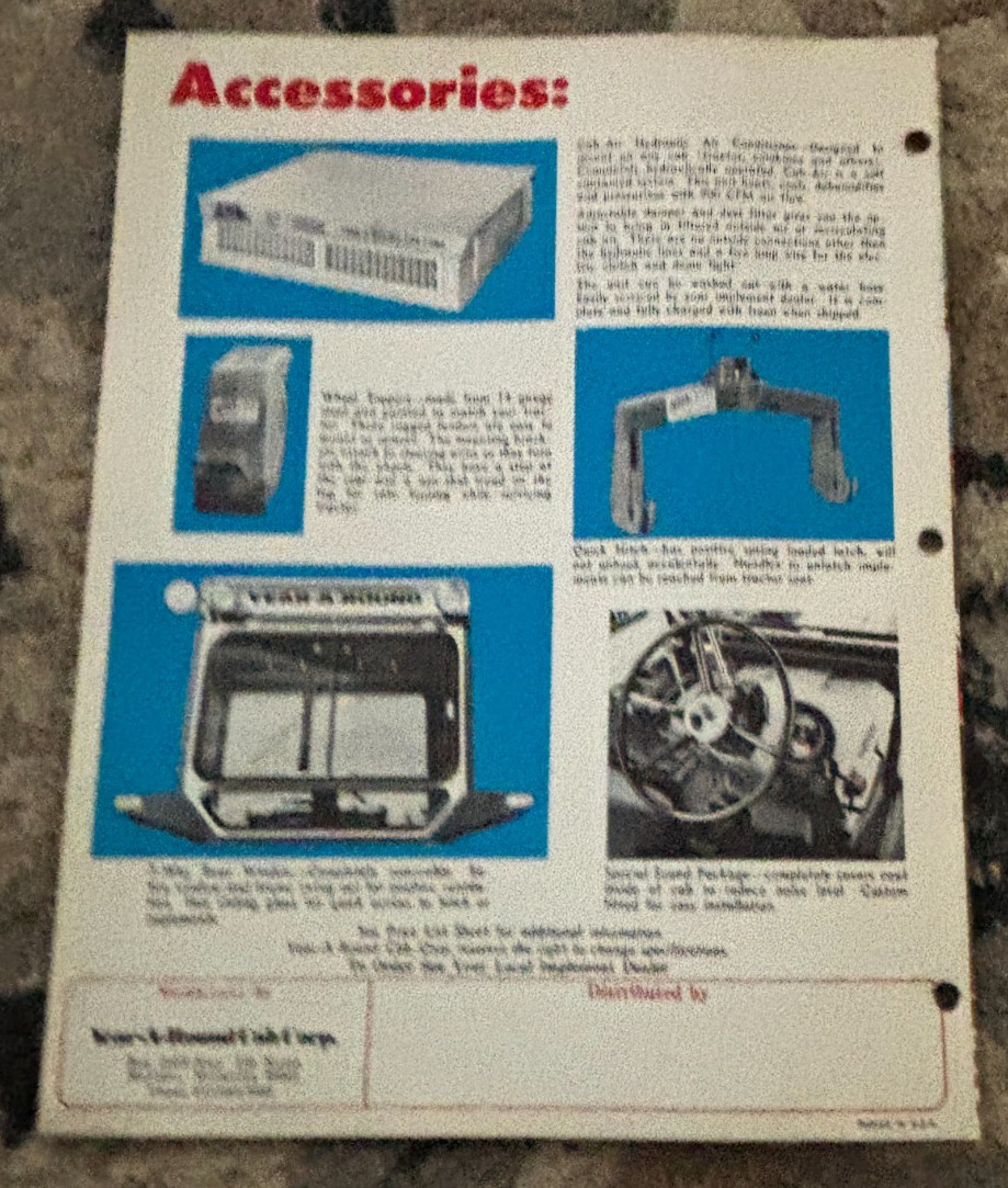 Year-A-Round Environmental Control With QT-1 Cab Brochure DCPA26