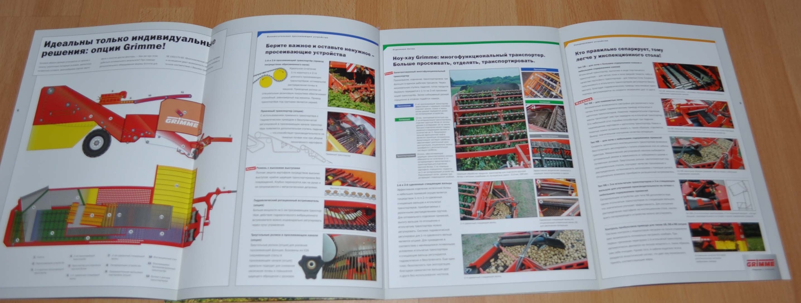 Grimme SE 150/170 Potato Harvesting Agricultural Brochure Prospekt