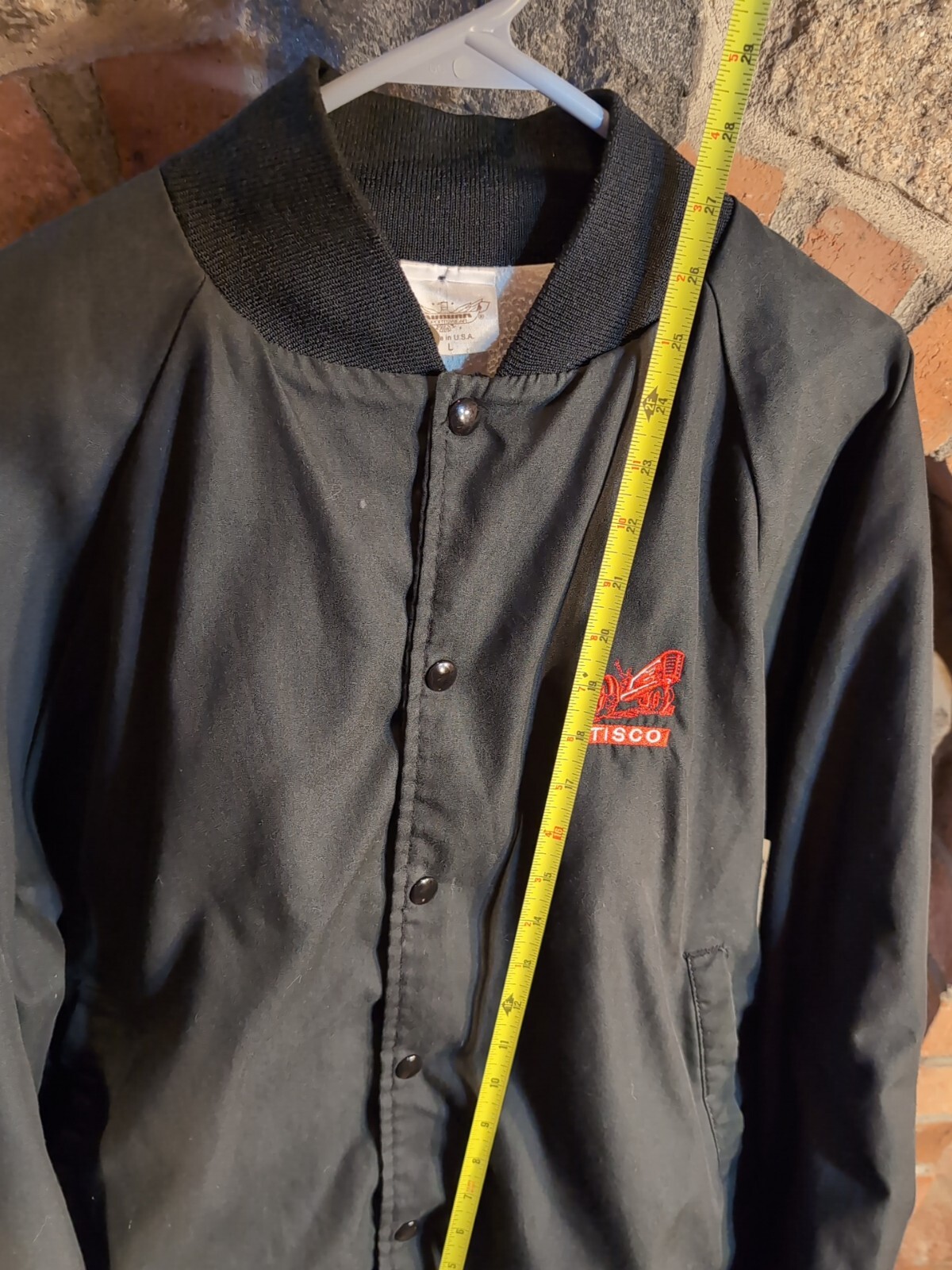 Vintage TISCO Tractor Implement Supply Black Large Aubura Sportswear