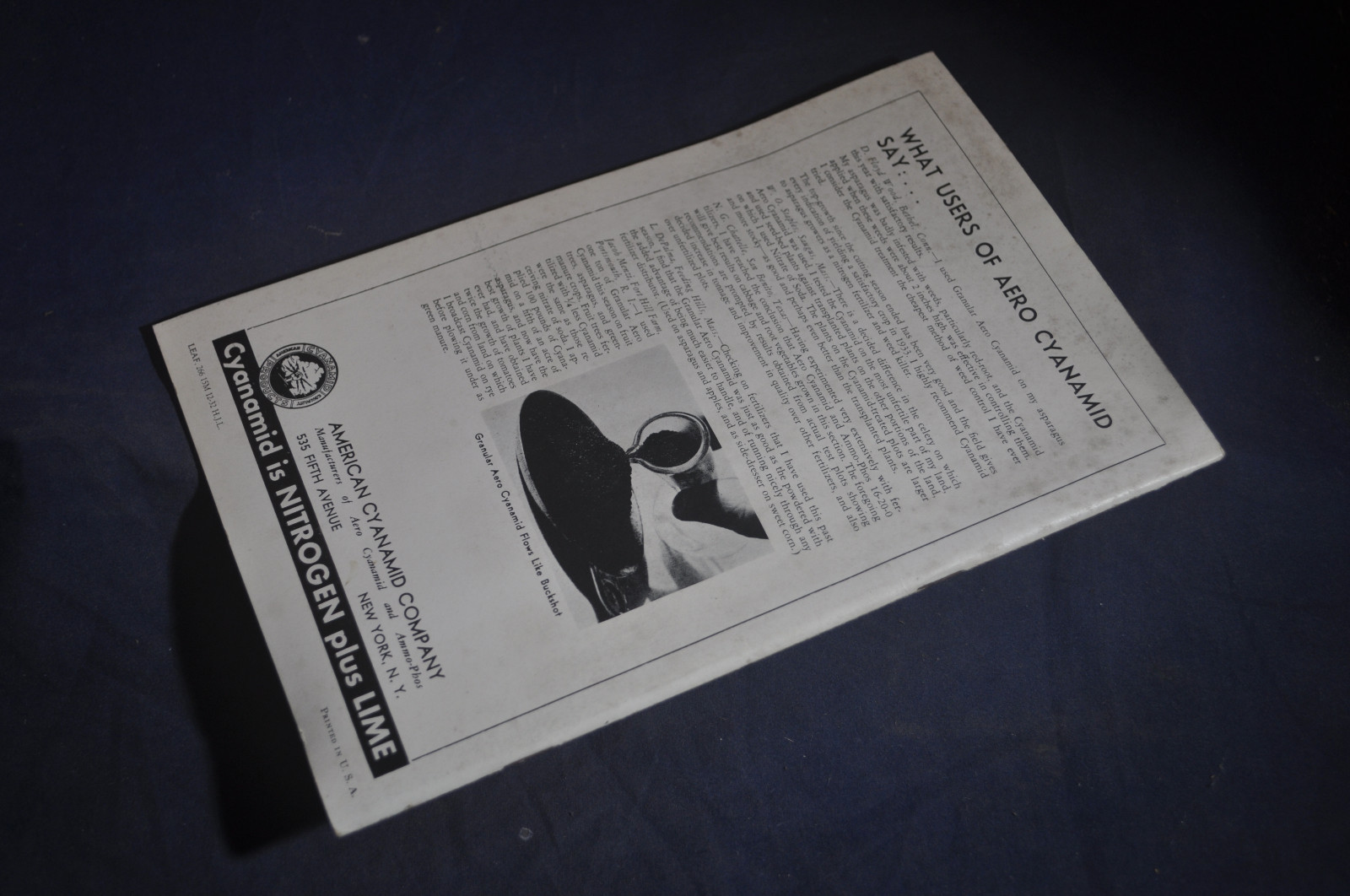 1932 The Cyanamid Plan for Growing Truck Crops *Fertilizer*